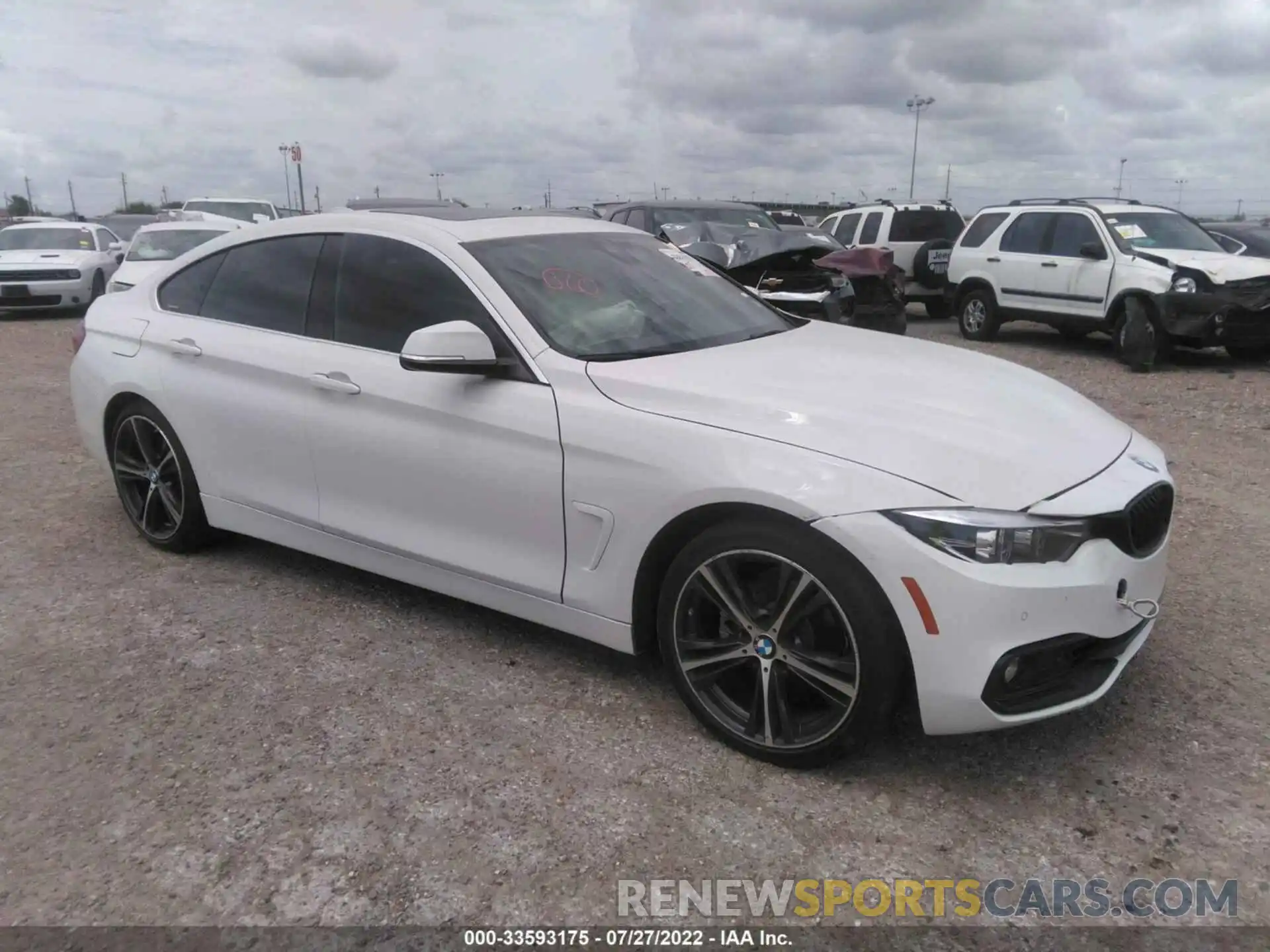 1 Photograph of a damaged car WBA4J1C04LBU67900 BMW 4 SERIES 2020