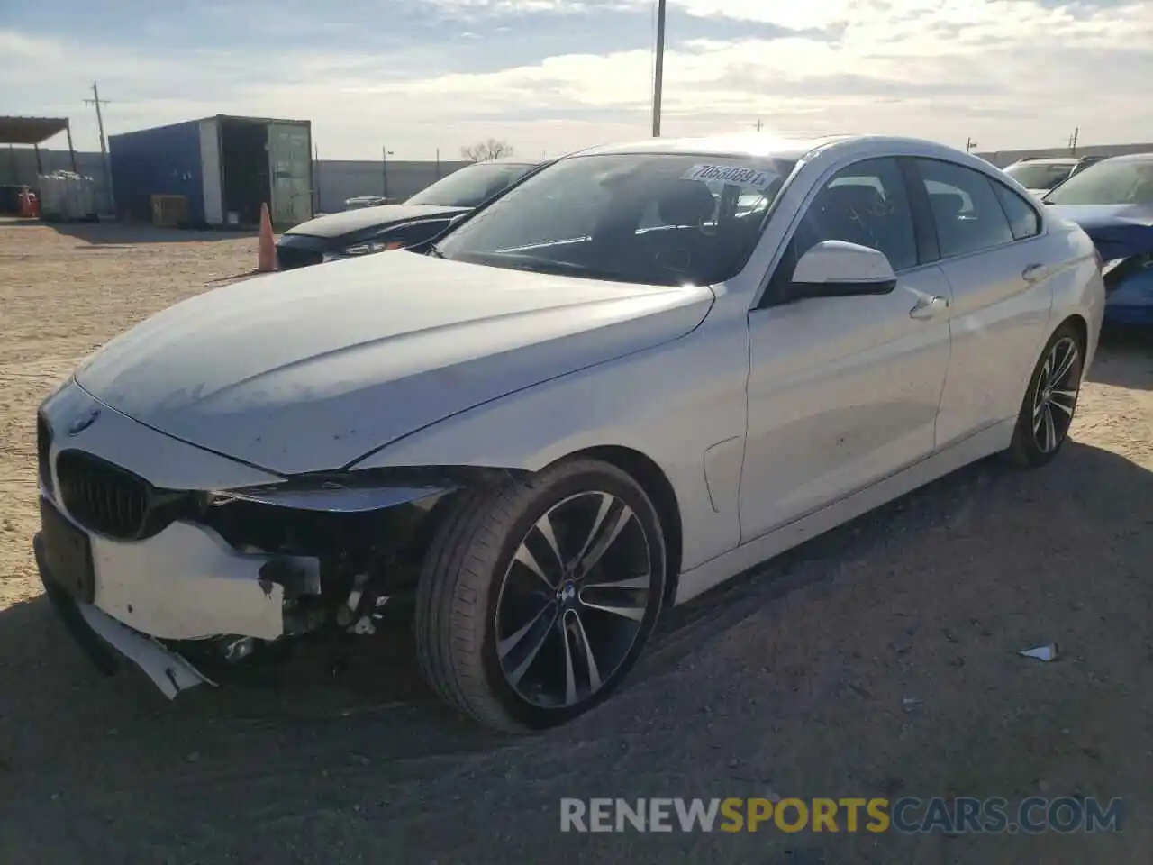 2 Photograph of a damaged car WBA4J1C04LCE18550 BMW 4 SERIES 2020