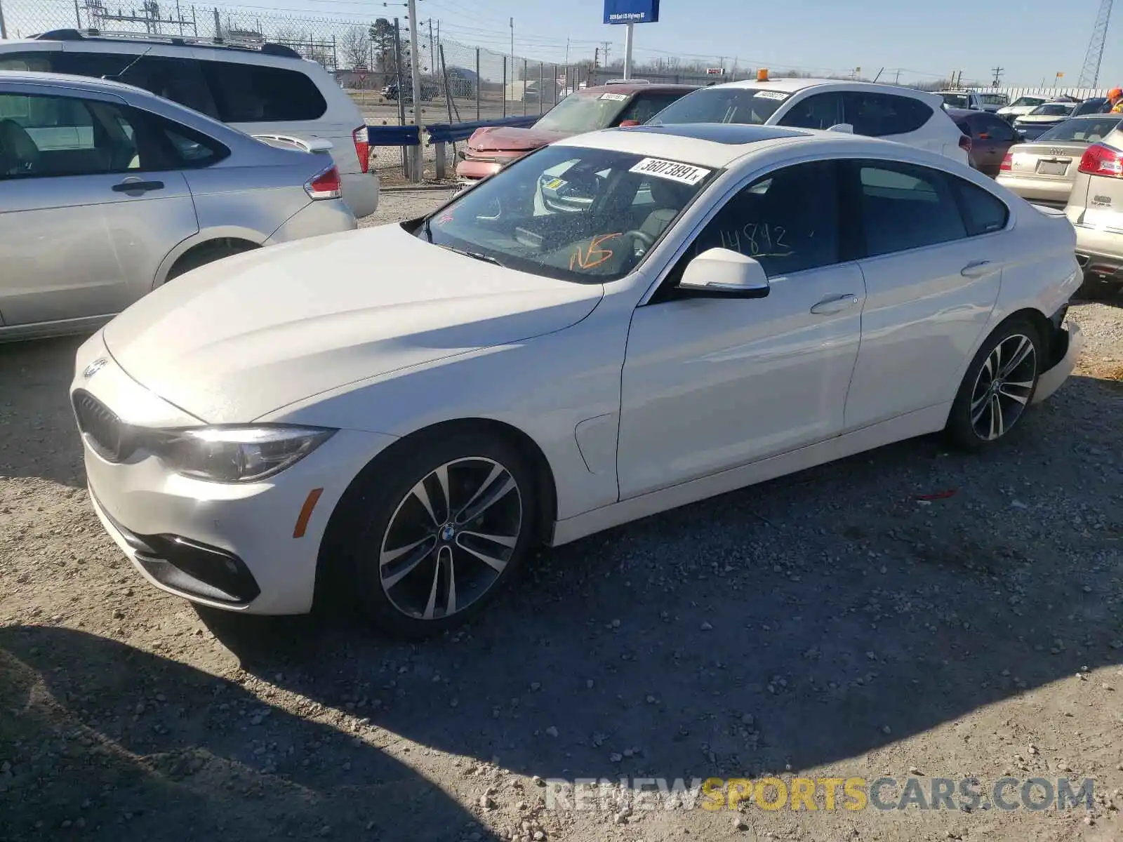 2 Photograph of a damaged car WBA4J1C04LCE34778 BMW 4 SERIES 2020