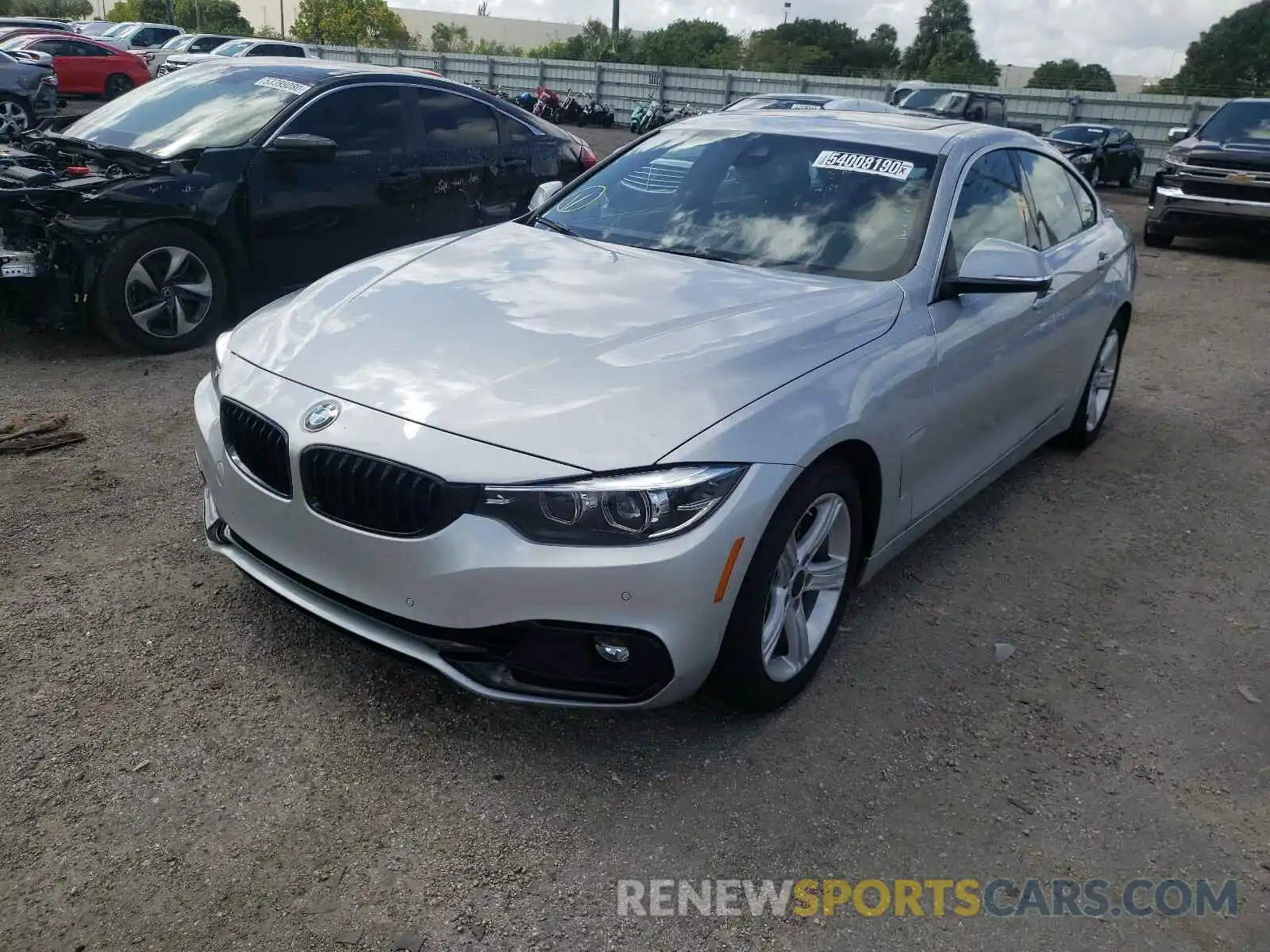 2 Photograph of a damaged car WBA4J1C04LCE43948 BMW 4 SERIES 2020