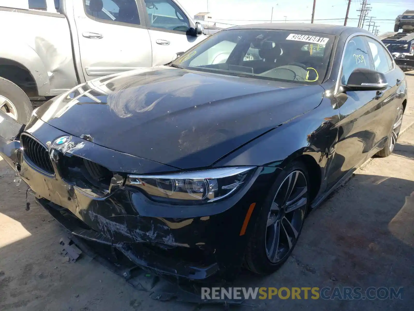 2 Photograph of a damaged car WBA4J1C04LCE59647 BMW 4 SERIES 2020