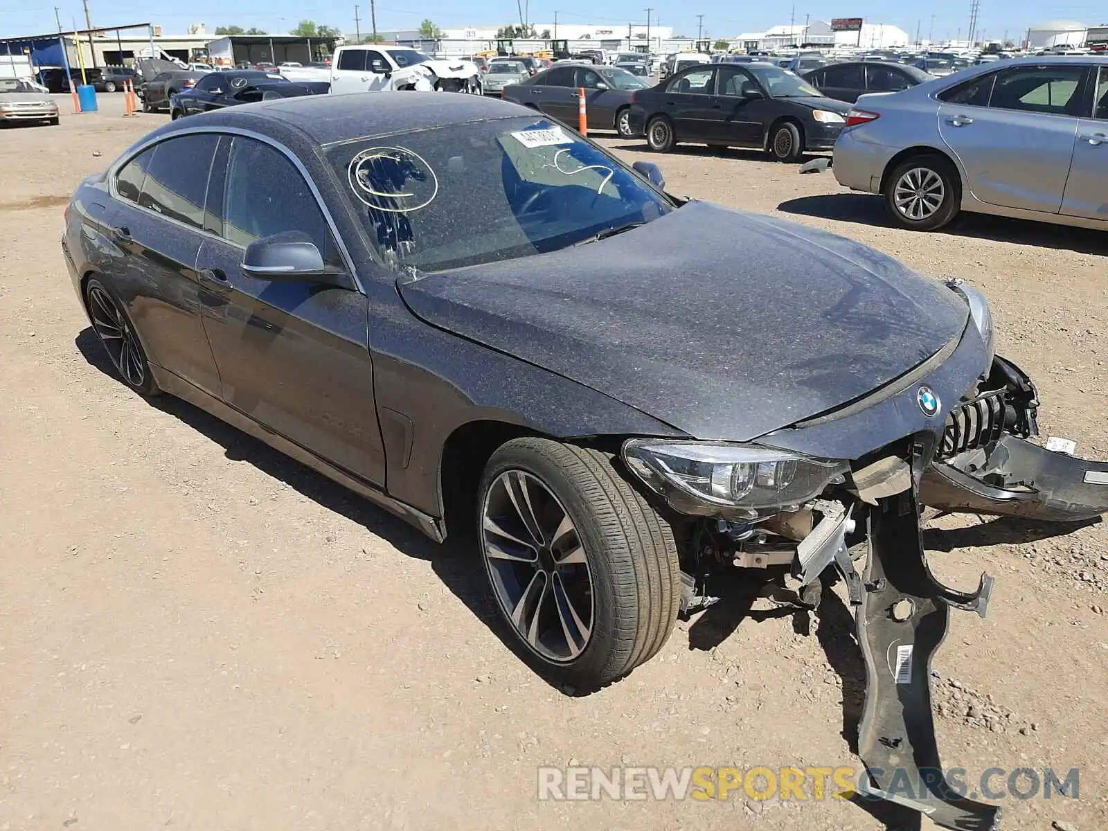 1 Photograph of a damaged car WBA4J1C05LCE02552 BMW 4 SERIES 2020