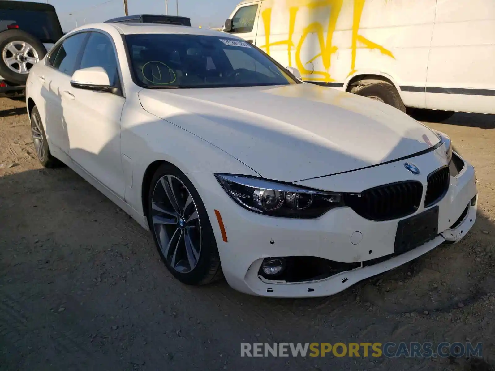 1 Photograph of a damaged car WBA4J1C05LCE06228 BMW 4 SERIES 2020