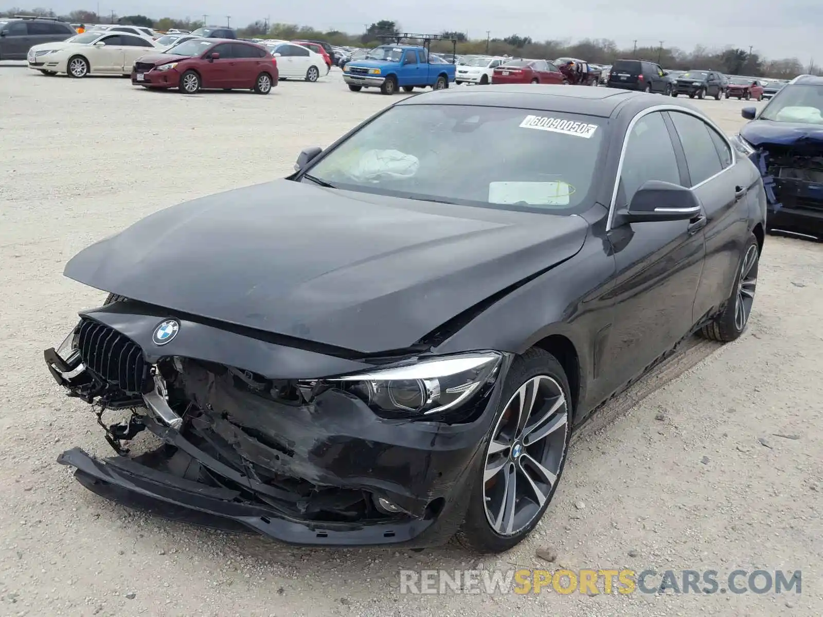 2 Photograph of a damaged car WBA4J1C05LCE22736 BMW 4 SERIES 2020