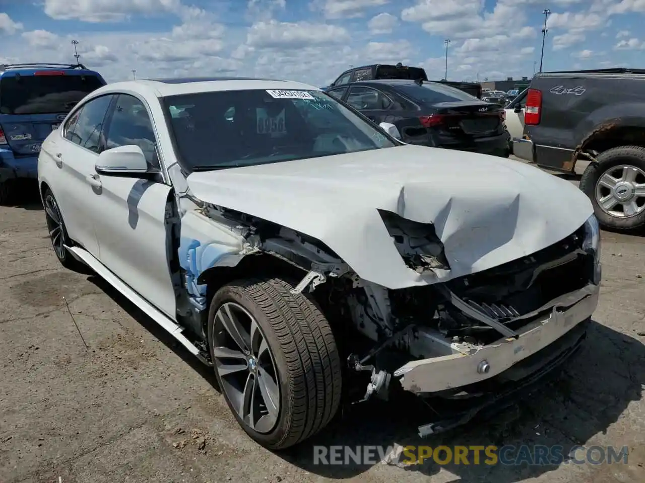 1 Photograph of a damaged car WBA4J1C05LCE55803 BMW 4 SERIES 2020