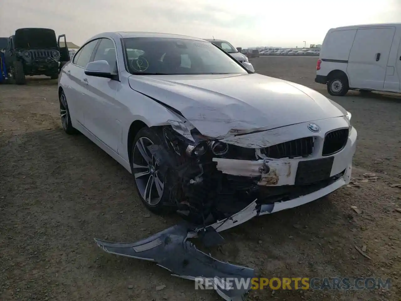 1 Photograph of a damaged car WBA4J1C06LCD59338 BMW 4 SERIES 2020