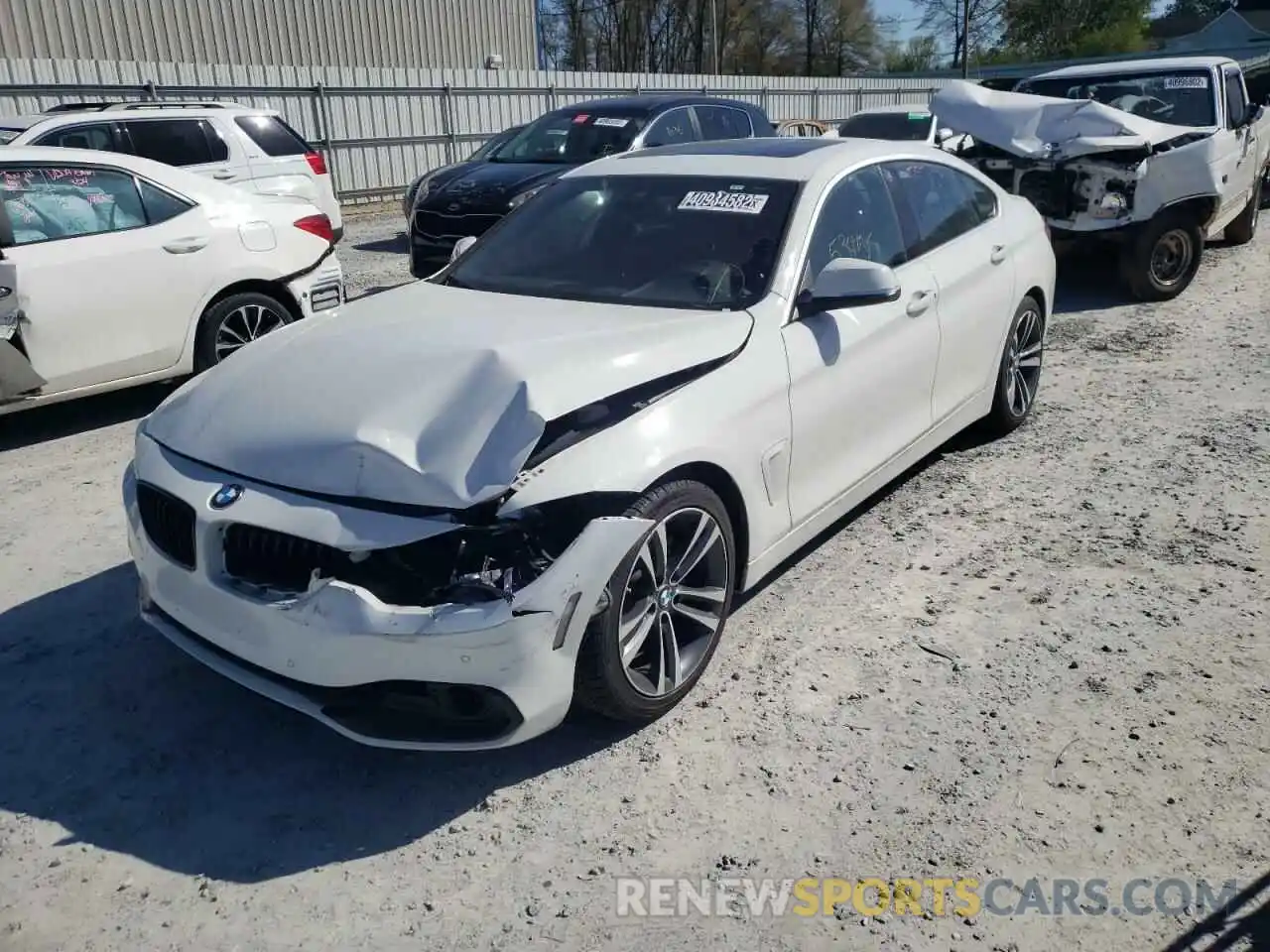 2 Photograph of a damaged car WBA4J1C06LCE34457 BMW 4 SERIES 2020