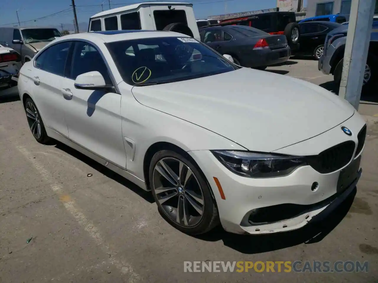 1 Photograph of a damaged car WBA4J1C06LCE59195 BMW 4 SERIES 2020