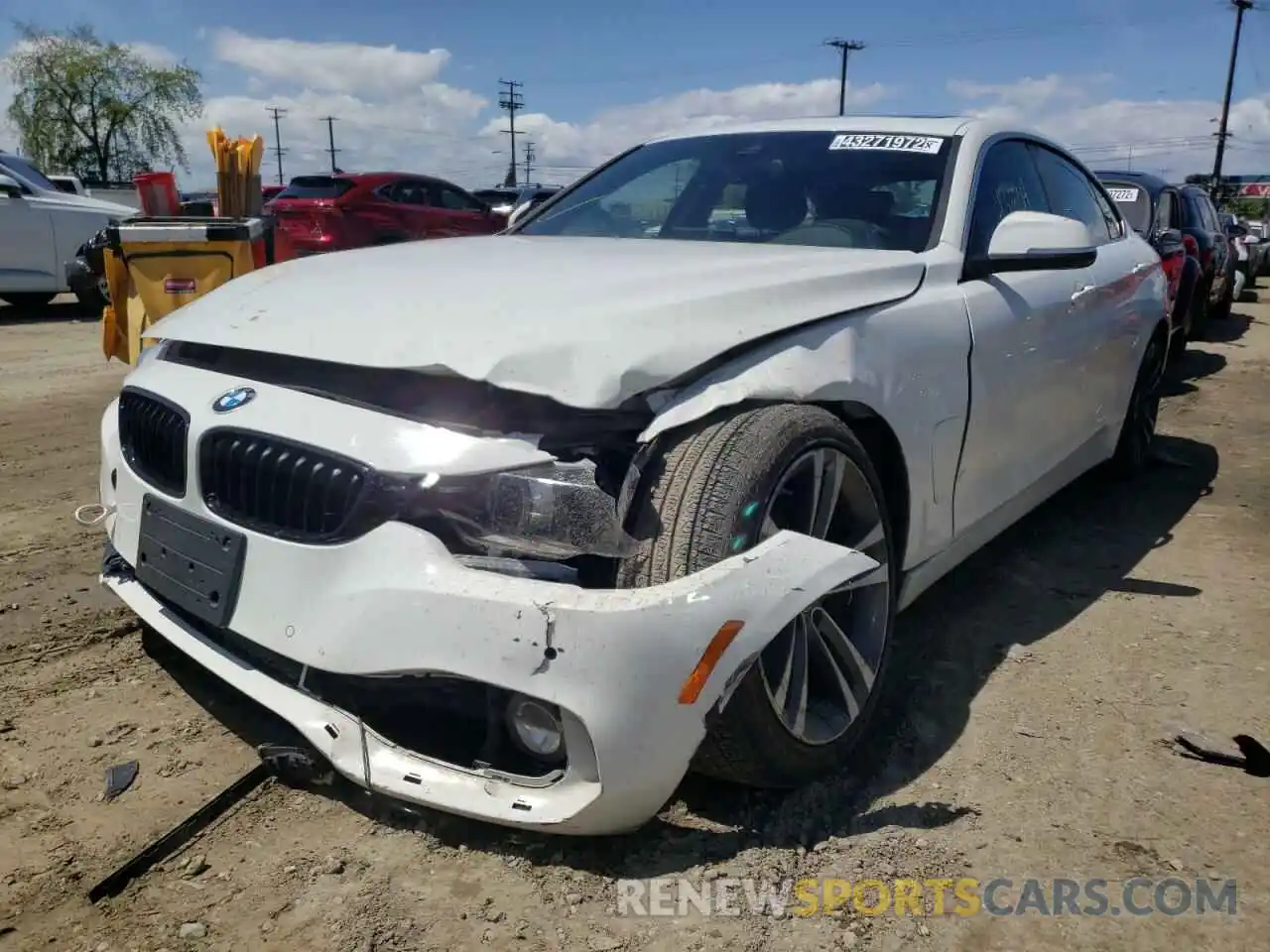 2 Photograph of a damaged car WBA4J1C07LCD80778 BMW 4 SERIES 2020