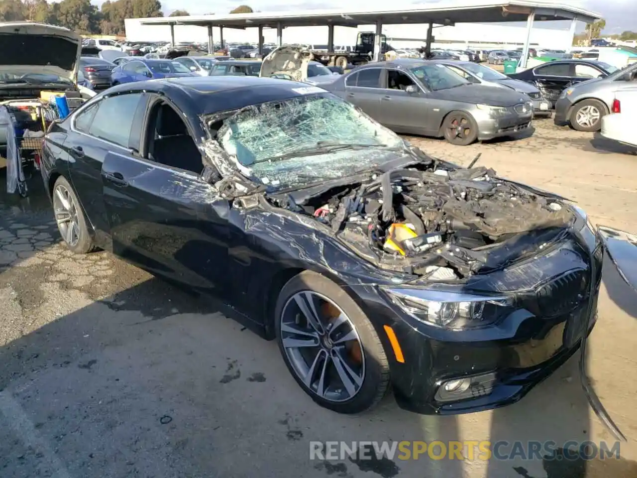 1 Photograph of a damaged car WBA4J1C08LCE02545 BMW 4 SERIES 2020