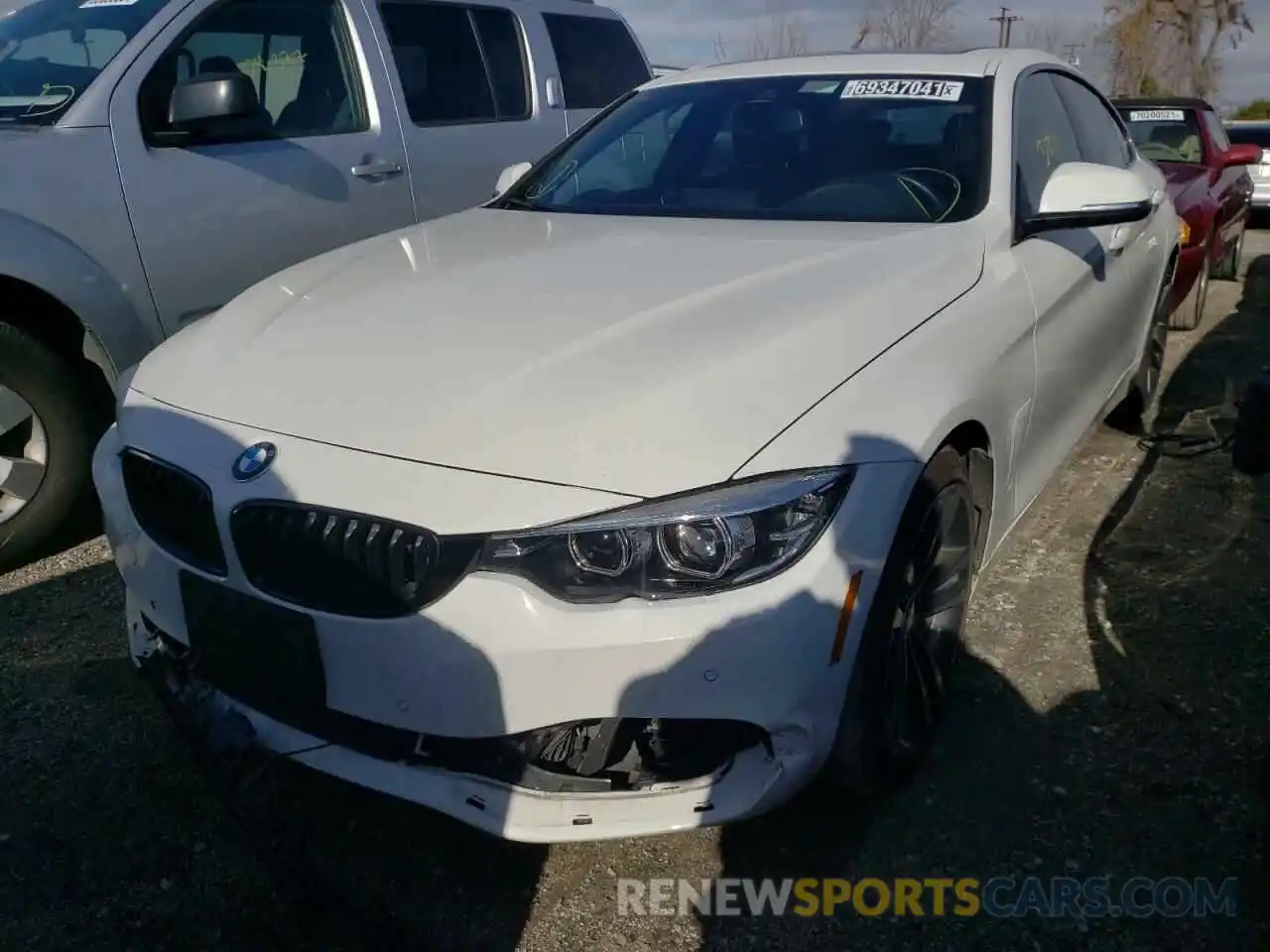 2 Photograph of a damaged car WBA4J1C08LCE50367 BMW 4 SERIES 2020