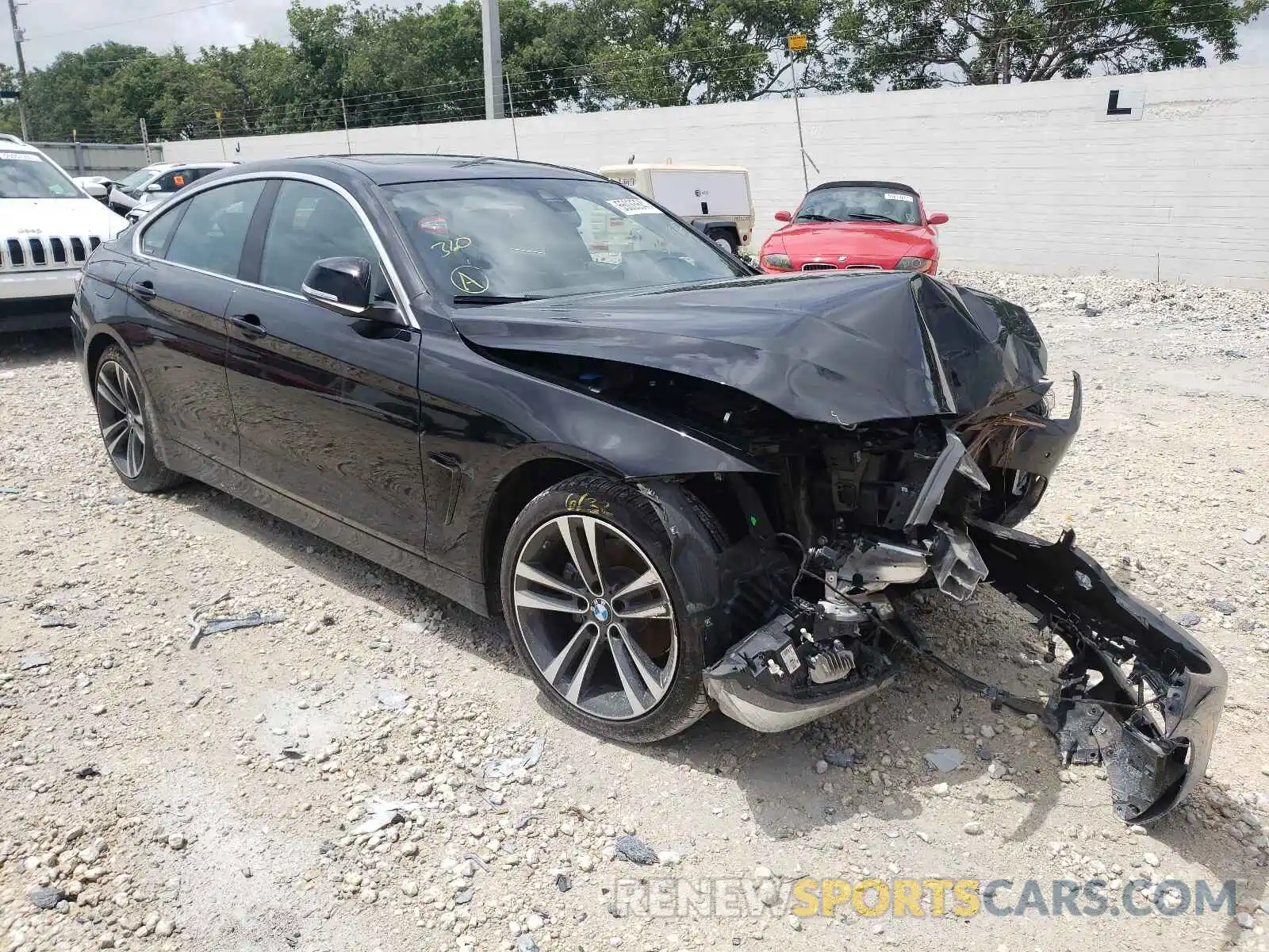 1 Photograph of a damaged car WBA4J1C09LBU68220 BMW 4 SERIES 2020