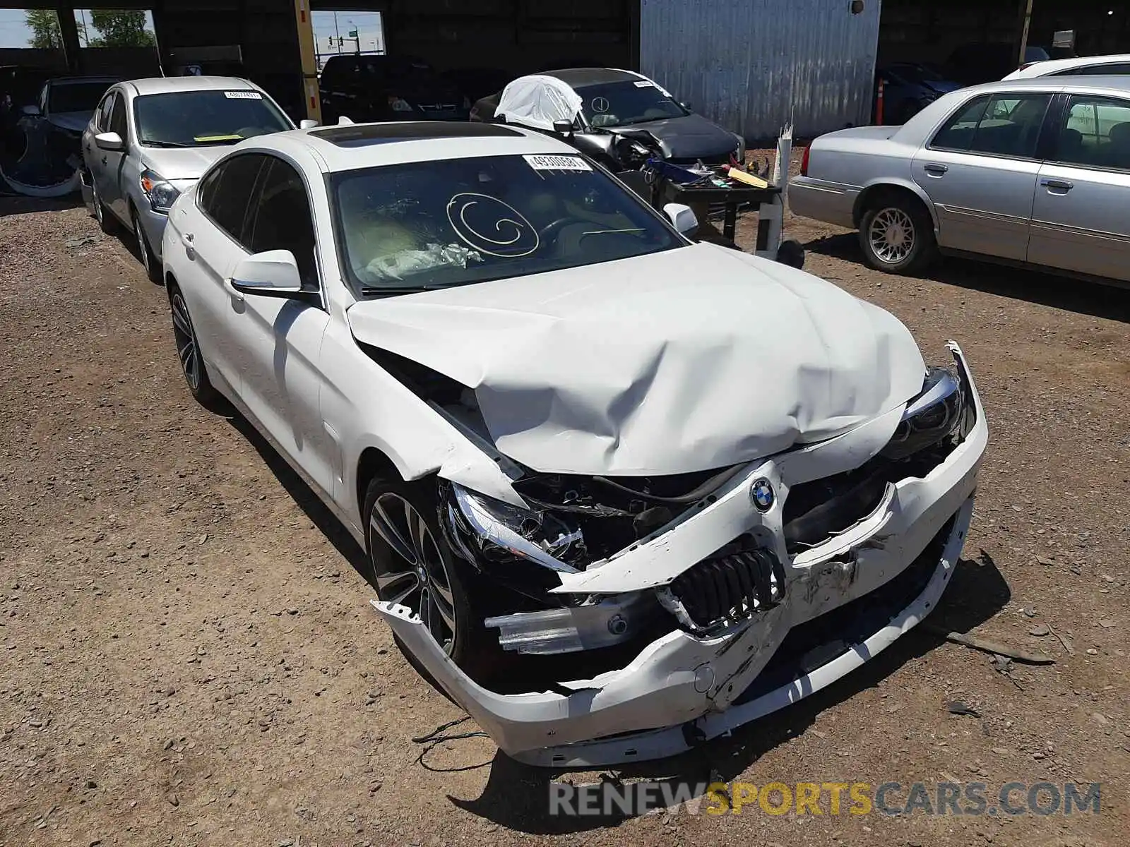 1 Photograph of a damaged car WBA4J1C09LCD76084 BMW 4 SERIES 2020