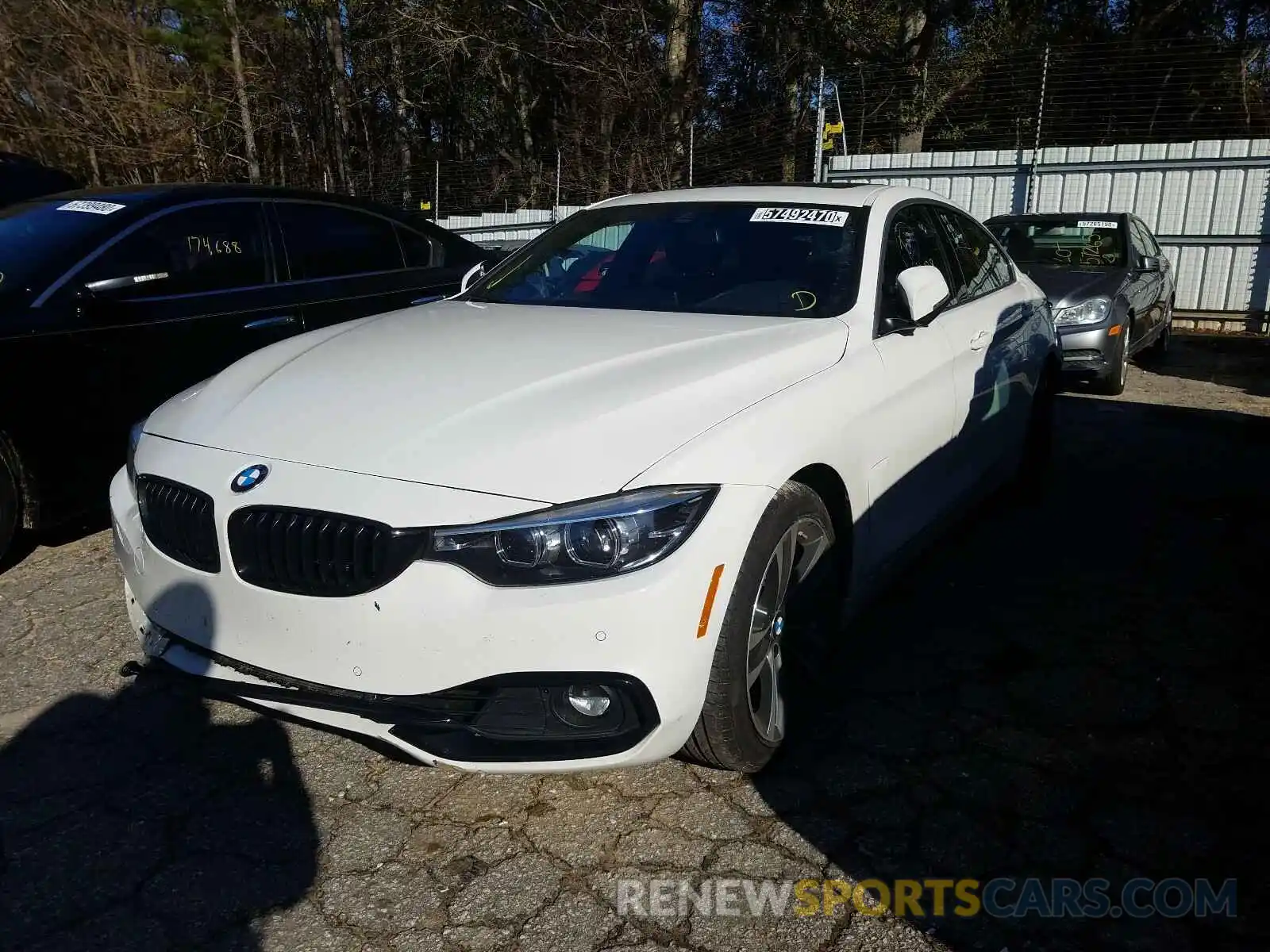 2 Photograph of a damaged car WBA4J1C09LCE06135 BMW 4 SERIES 2020