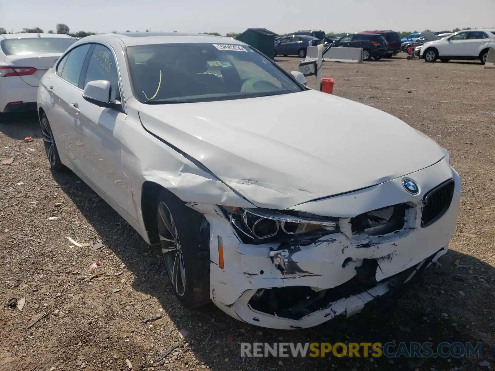 1 Photograph of a damaged car WBA4J1C09LCE12968 BMW 4 SERIES 2020