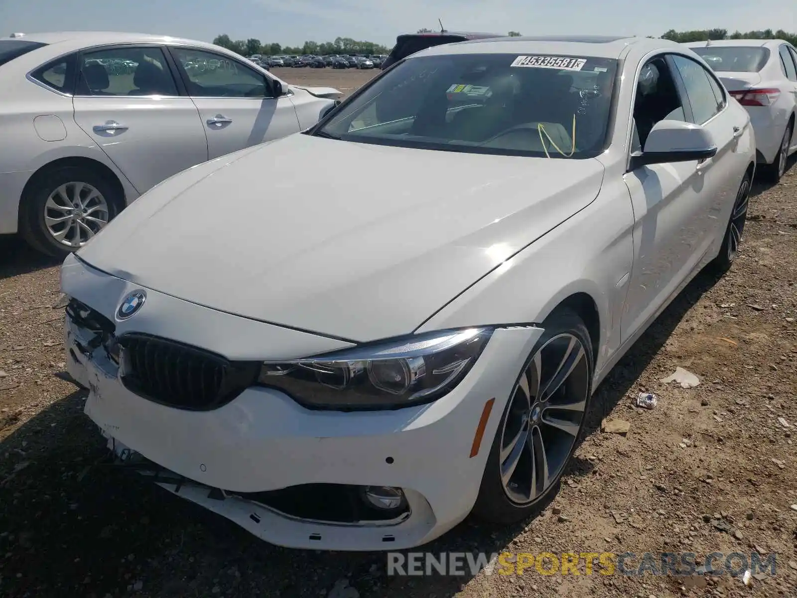 2 Photograph of a damaged car WBA4J1C09LCE12968 BMW 4 SERIES 2020