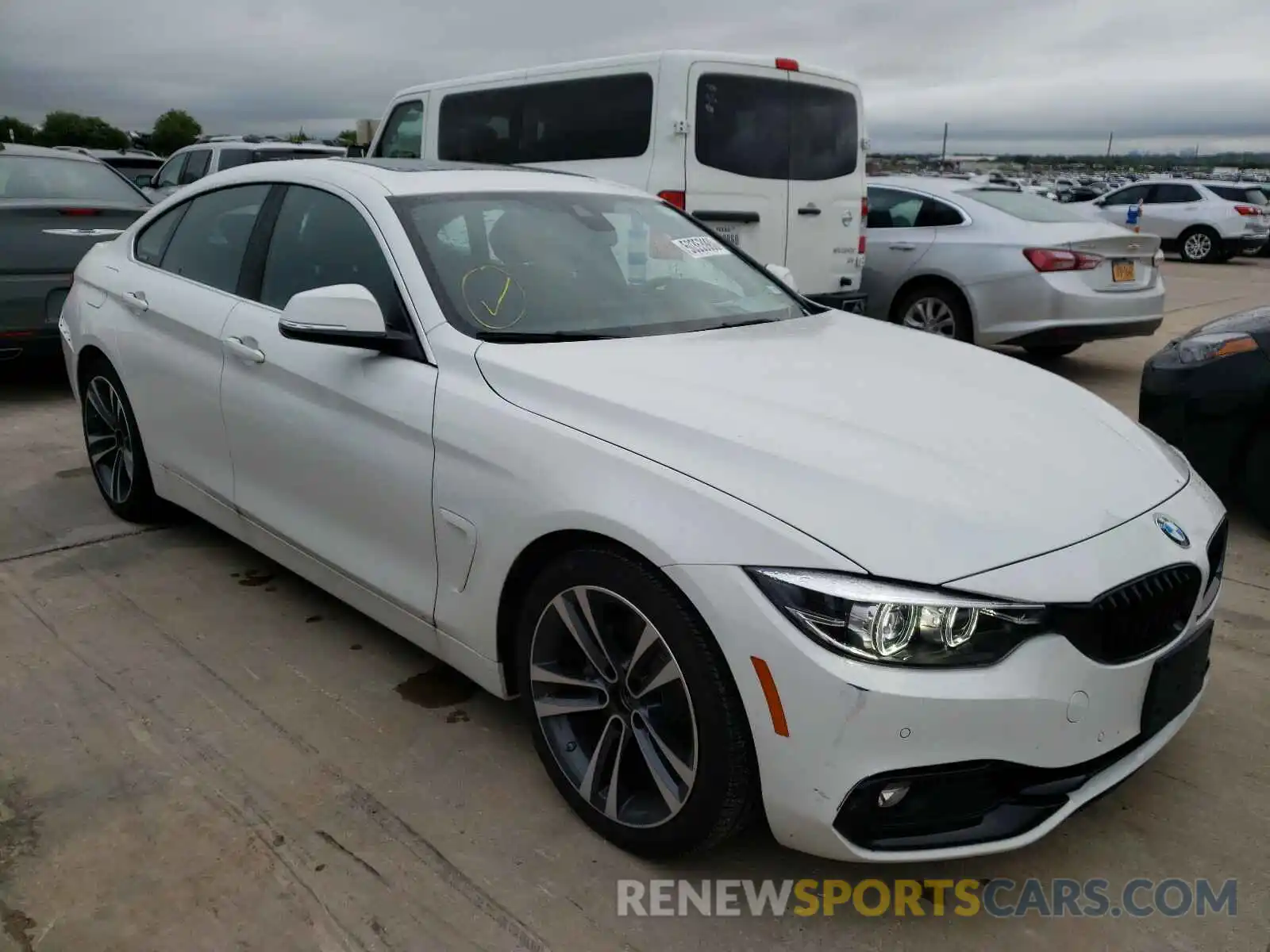 1 Photograph of a damaged car WBA4J1C09LCE20441 BMW 4 SERIES 2020