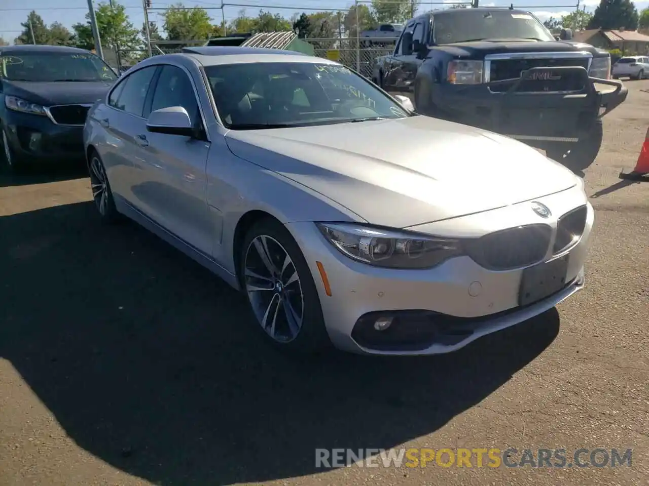 1 Photograph of a damaged car WBA4J1C09LCE62673 BMW 4 SERIES 2020