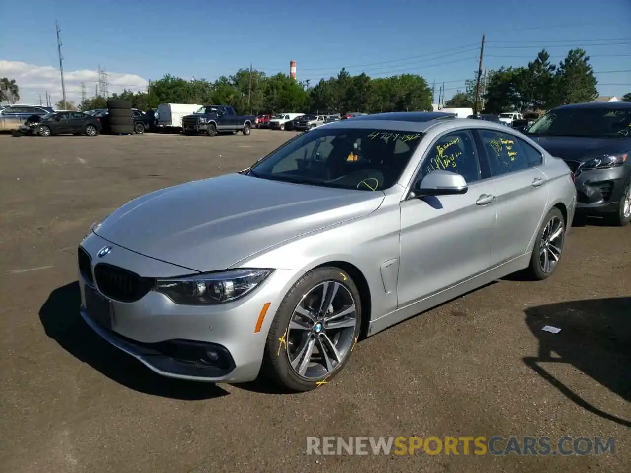 2 Photograph of a damaged car WBA4J1C09LCE62673 BMW 4 SERIES 2020