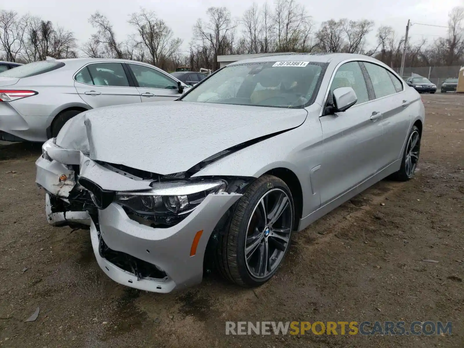 2 Photograph of a damaged car WBA4J3C03LBL11536 BMW 4 SERIES 2020