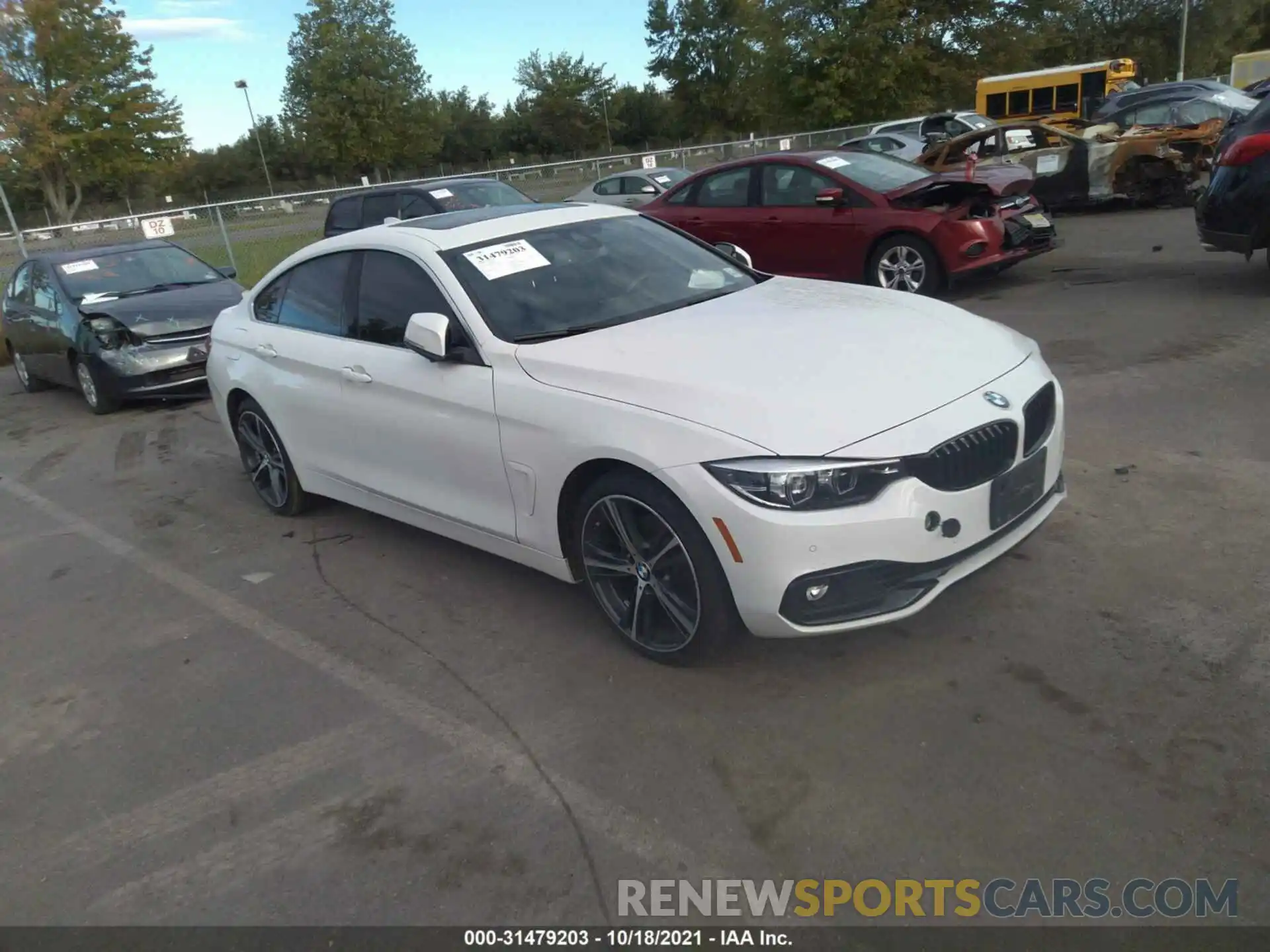 1 Photograph of a damaged car WBA4J3C05LCD21868 BMW 4 SERIES 2020