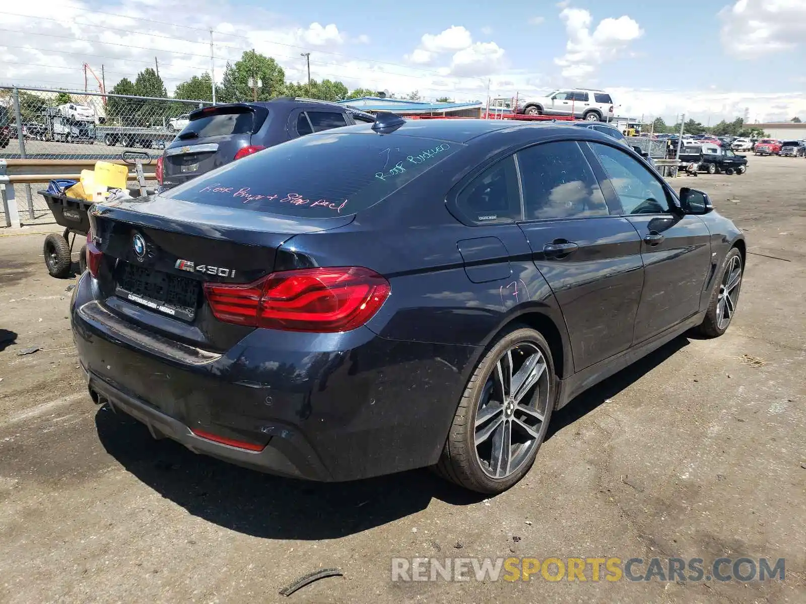 4 Photograph of a damaged car WBA4J3C09LBL11816 BMW 4 SERIES 2020