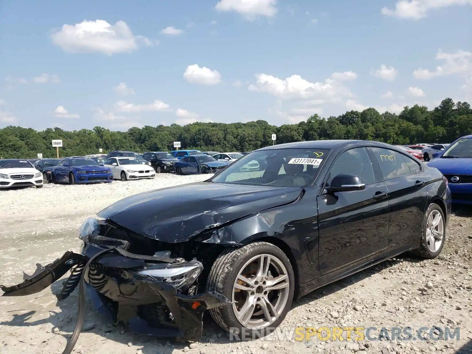 2 Photograph of a damaged car WBA4J5C0XLBU79203 BMW 4 SERIES 2020