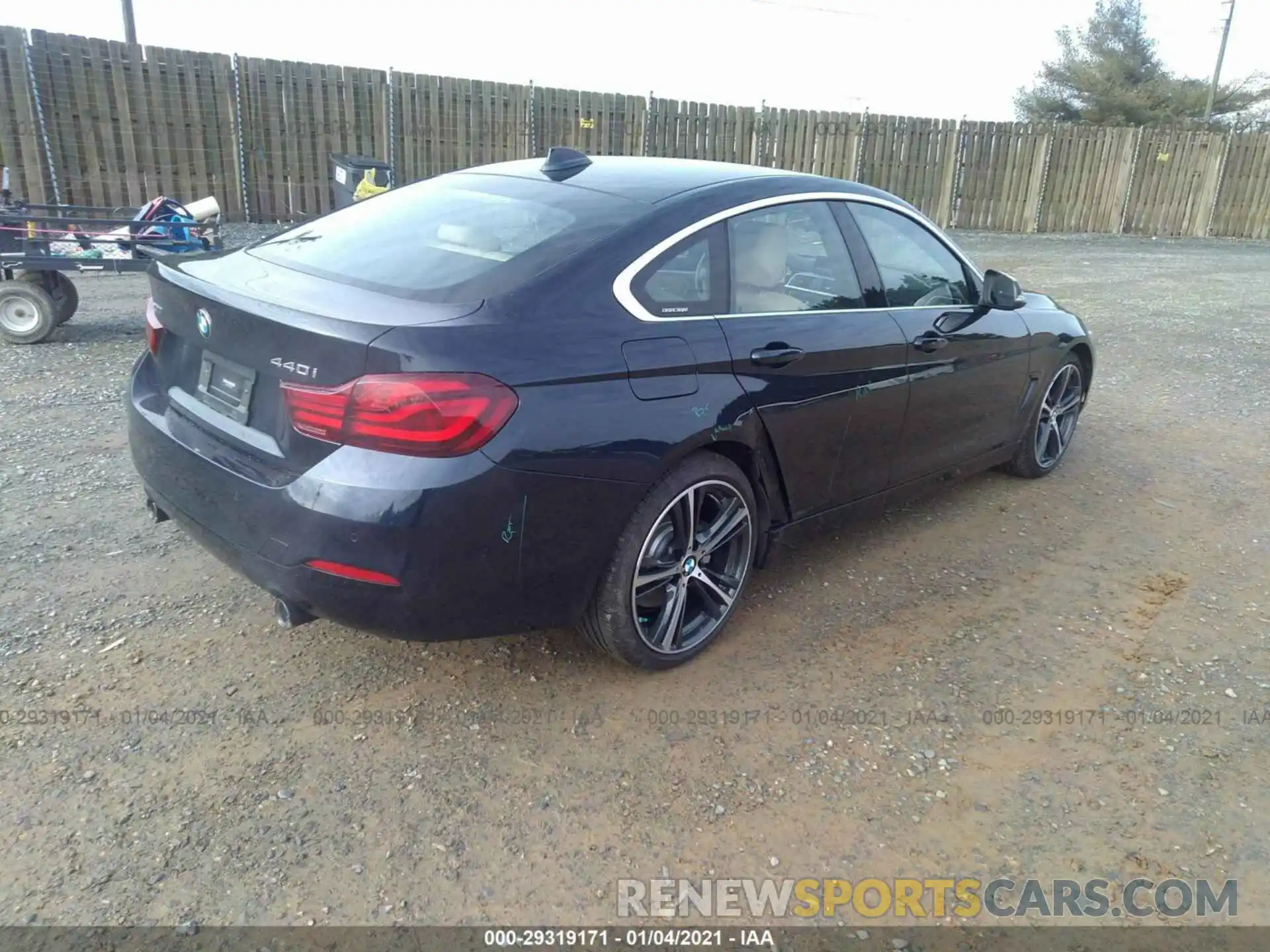 4 Фотография поврежденного автомобиля WBA4J7C01LBV99595 BMW 4 SERIES 2020