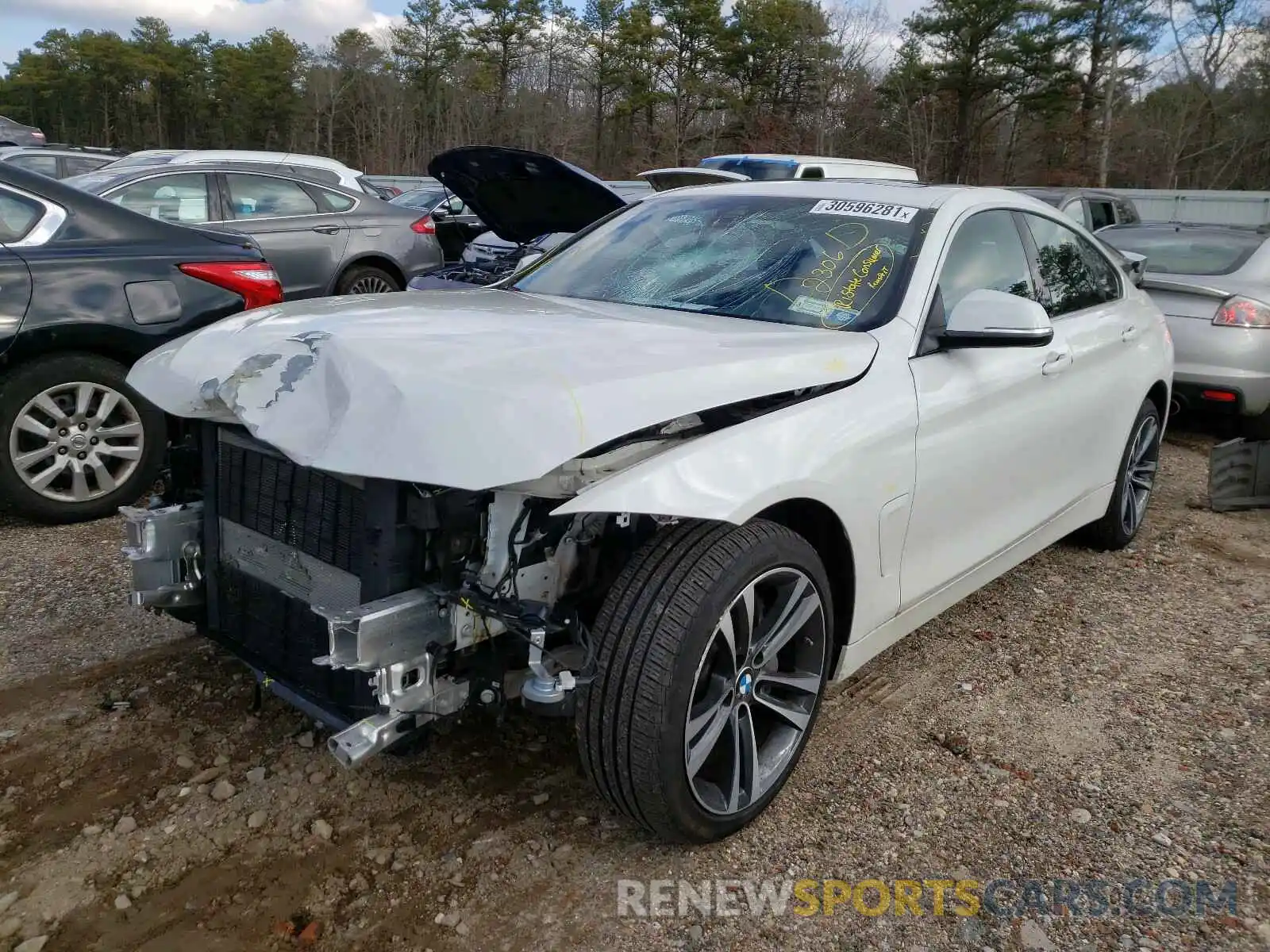 2 Photograph of a damaged car WBA4J7C03LBV99615 BMW 4 SERIES 2020