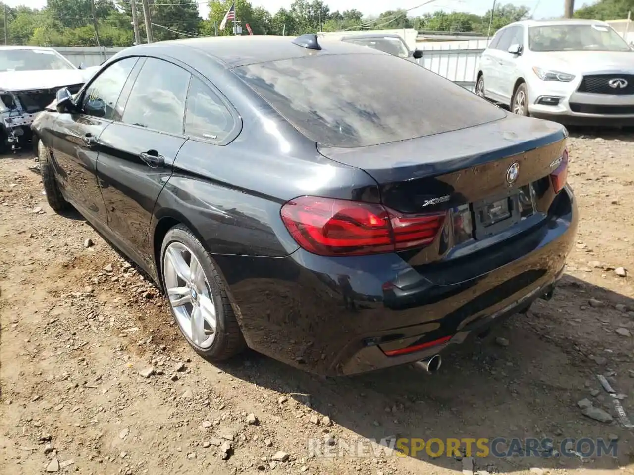 3 Photograph of a damaged car WBA4J7C04LBV99624 BMW 4 SERIES 2020