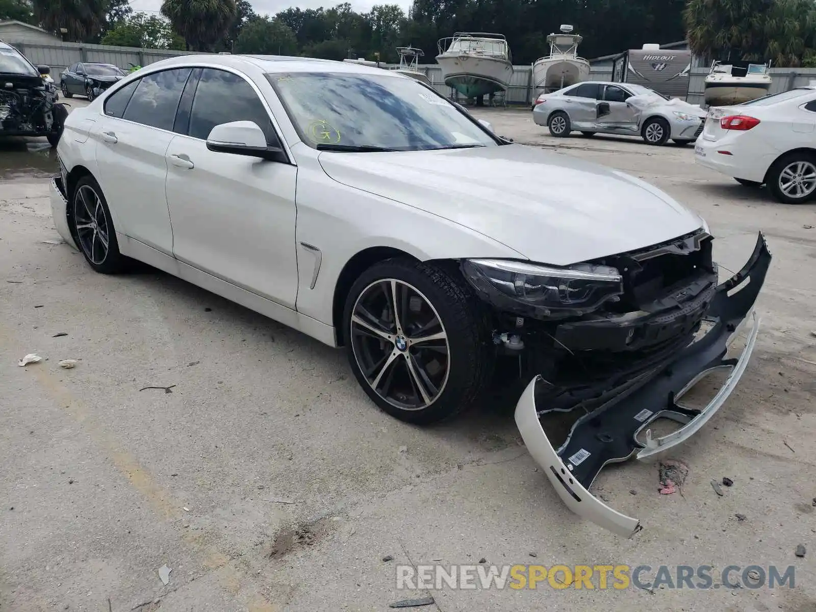 1 Photograph of a damaged car WBA4J7C05LBV99681 BMW 4 SERIES 2020