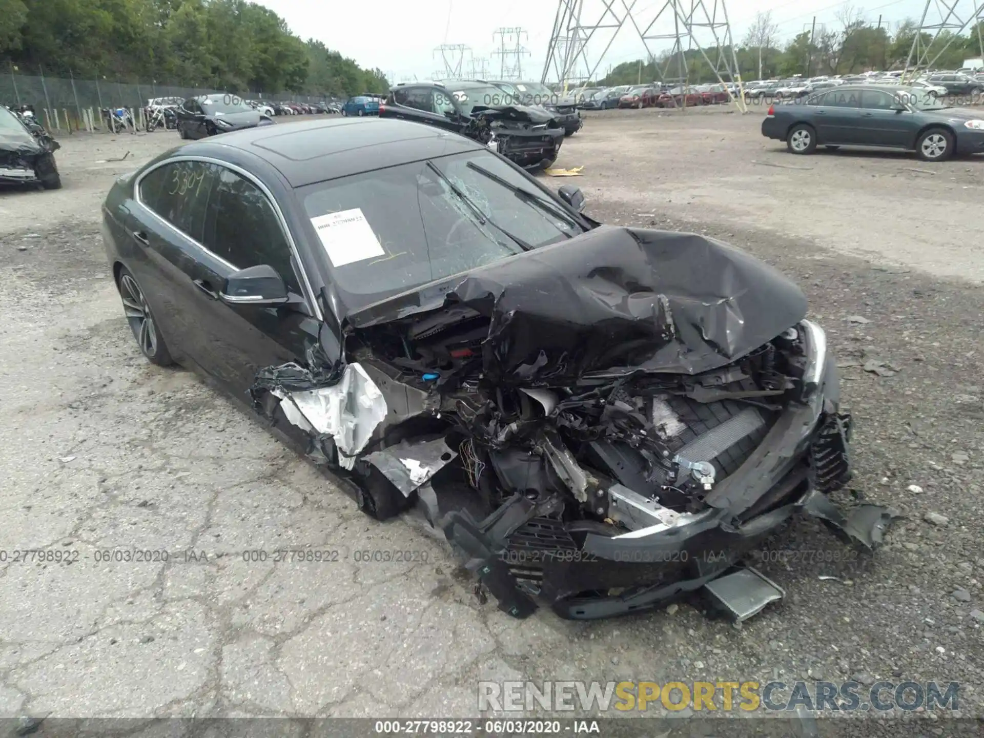 1 Photograph of a damaged car WBA4J7C09LBV99585 BMW 4 SERIES 2020