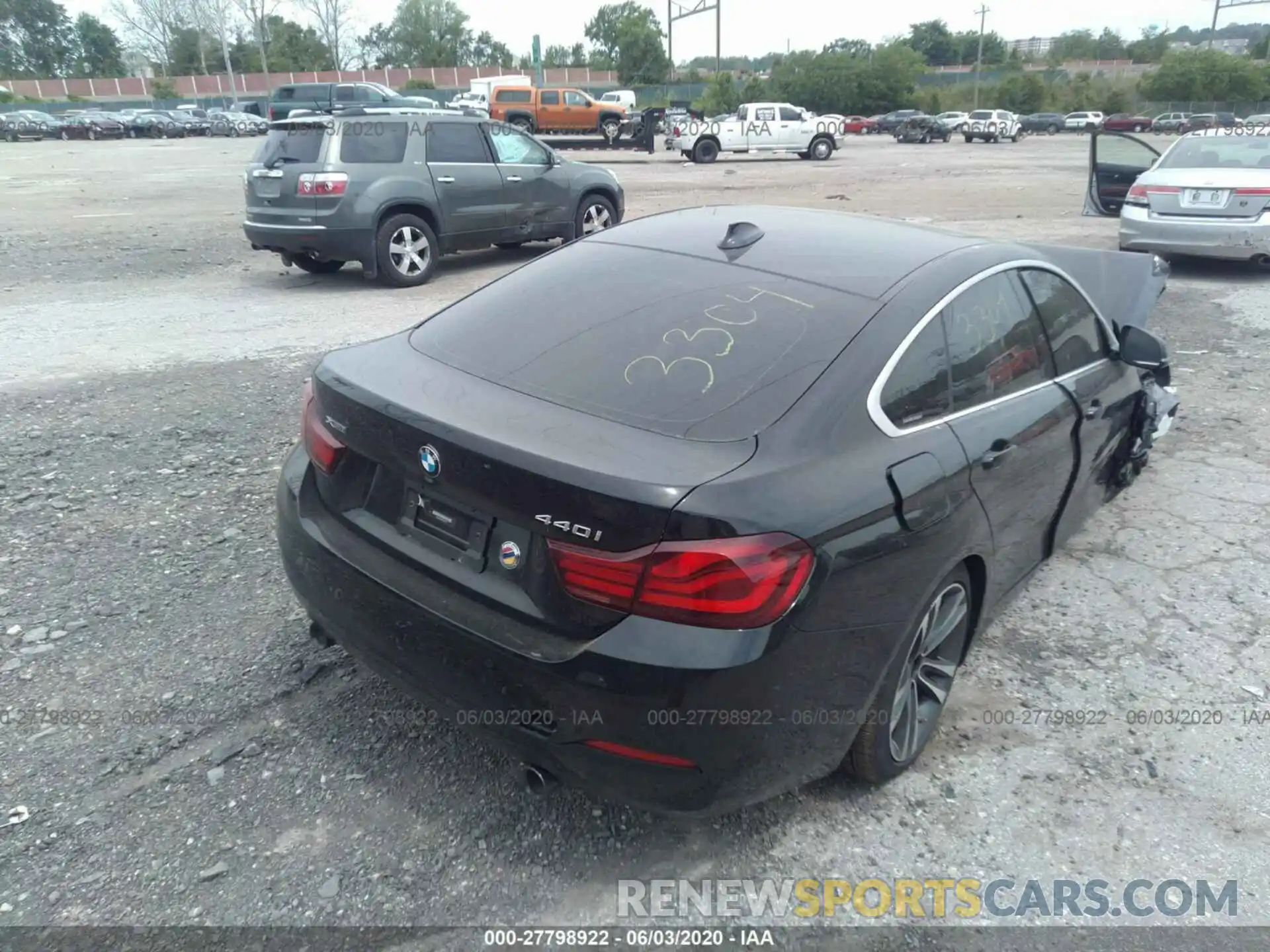 4 Фотография поврежденного автомобиля WBA4J7C09LBV99585 BMW 4 SERIES 2020