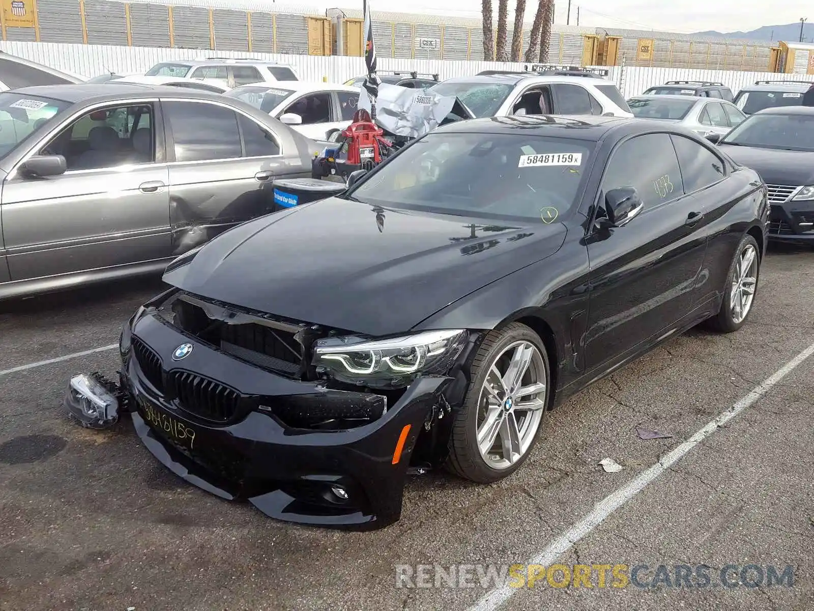 2 Photograph of a damaged car WBA4W3C01LAG91776 BMW 4 SERIES 2020