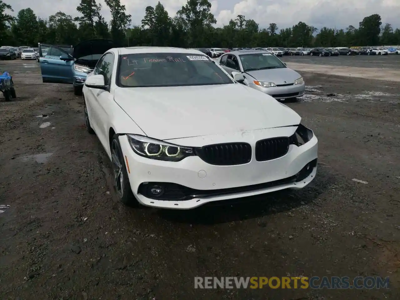 1 Photograph of a damaged car WBA4W3C02LAG91558 BMW 4 SERIES 2020