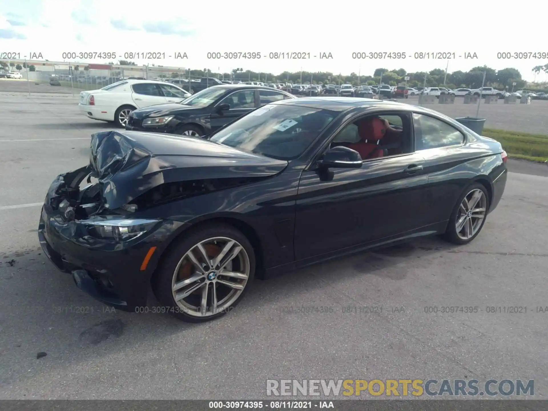 2 Photograph of a damaged car WBA4W3C02LFH34184 BMW 4 SERIES 2020