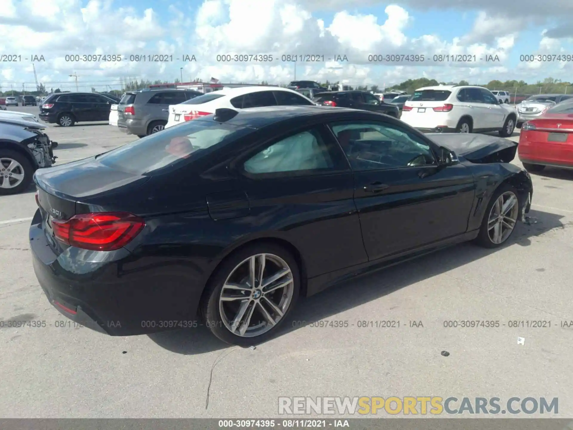 4 Photograph of a damaged car WBA4W3C02LFH34184 BMW 4 SERIES 2020