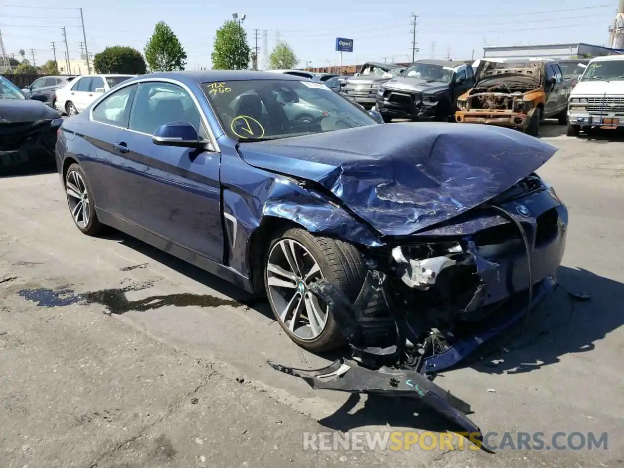 1 Photograph of a damaged car WBA4W3C02LFH46626 BMW 4 SERIES 2020