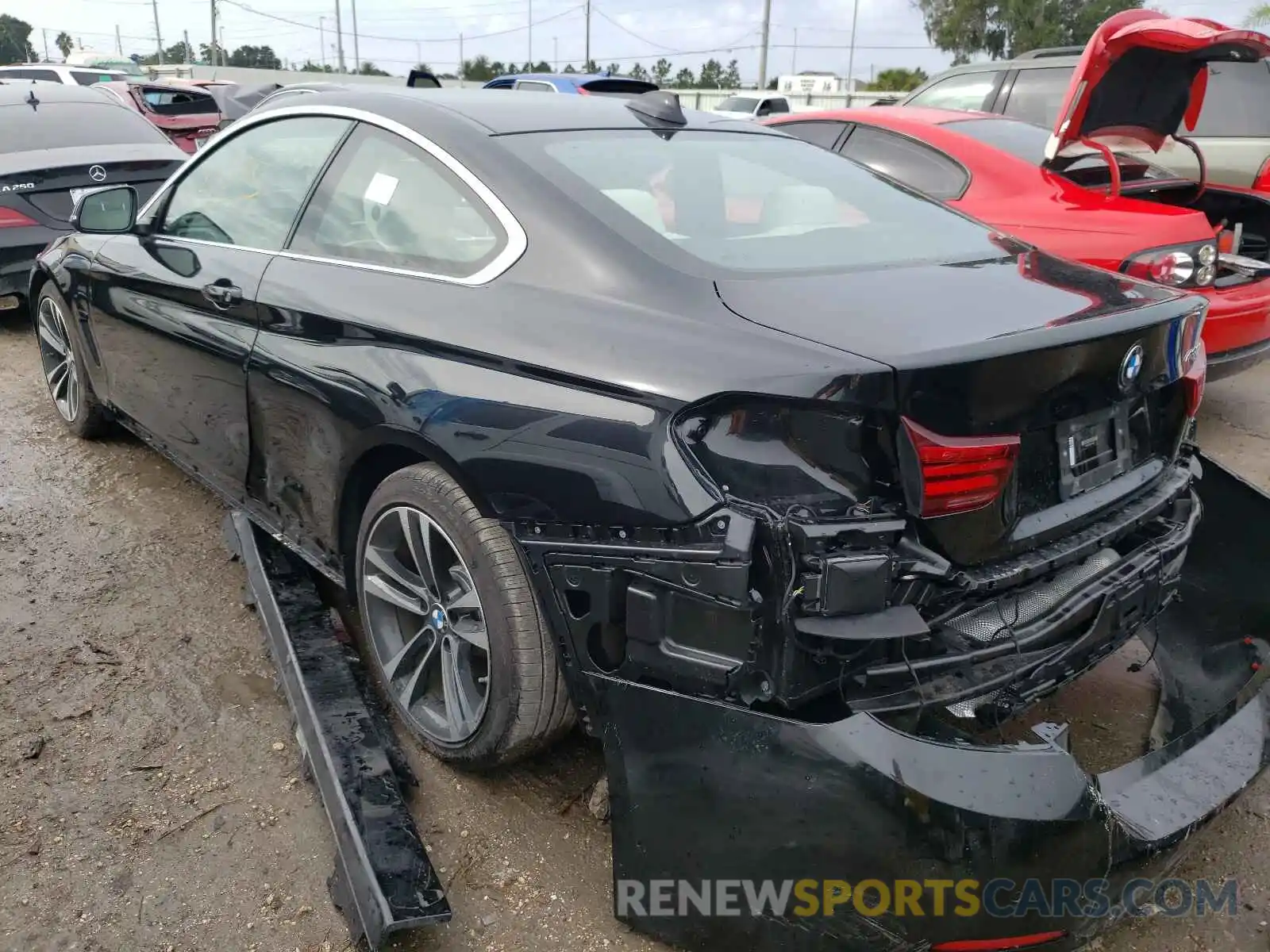 3 Photograph of a damaged car WBA4W3C02LFH48425 BMW 4 SERIES 2020