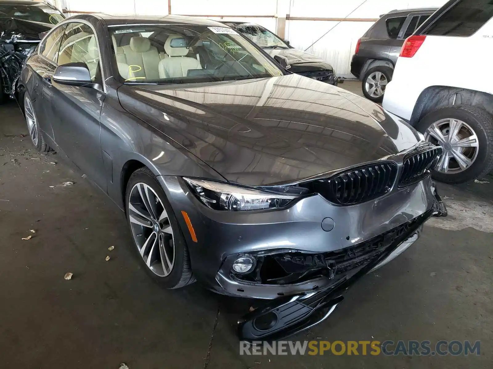 1 Photograph of a damaged car WBA4W3C02LFJ49246 BMW 4 SERIES 2020