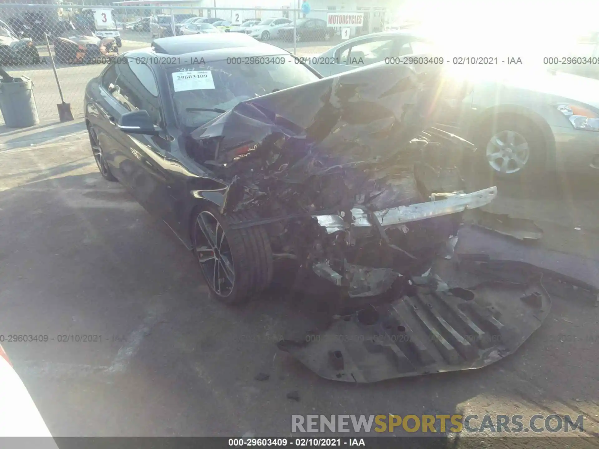 1 Photograph of a damaged car WBA4W3C03LFH45629 BMW 4 SERIES 2020