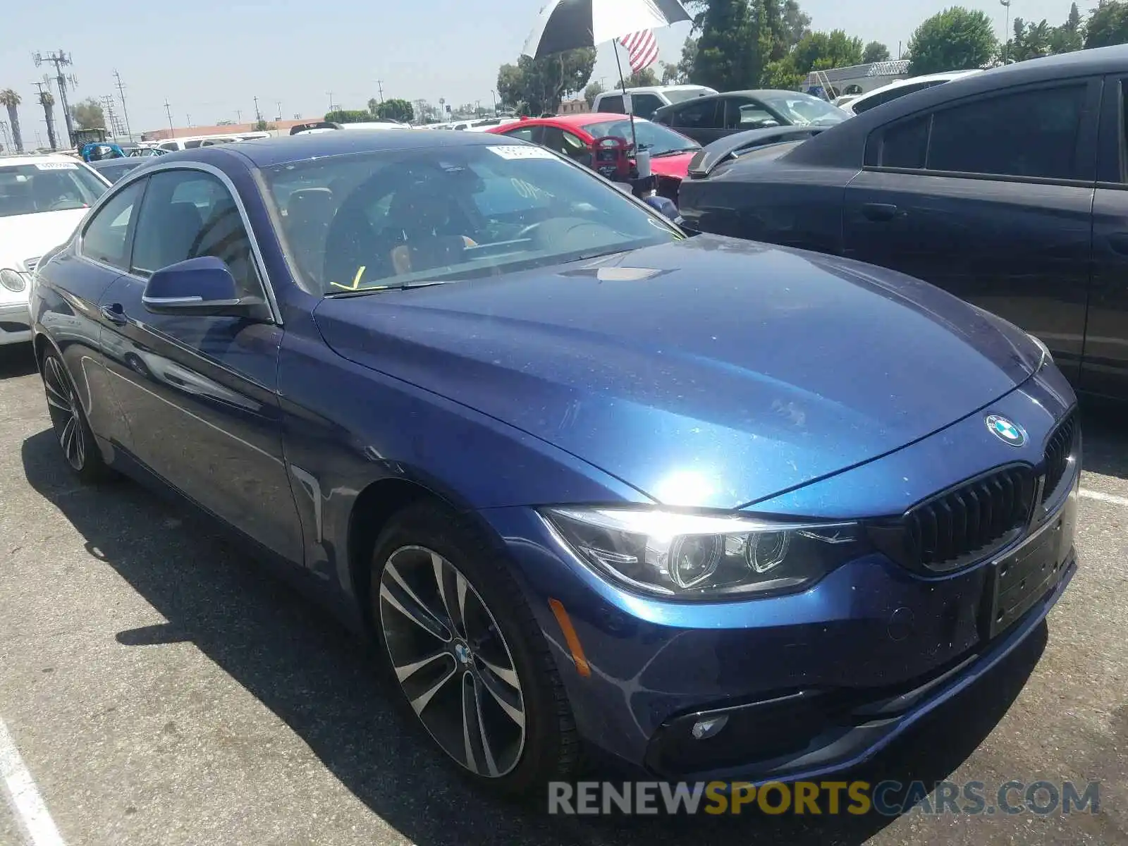 1 Photograph of a damaged car WBA4W3C06LAG91501 BMW 4 SERIES 2020