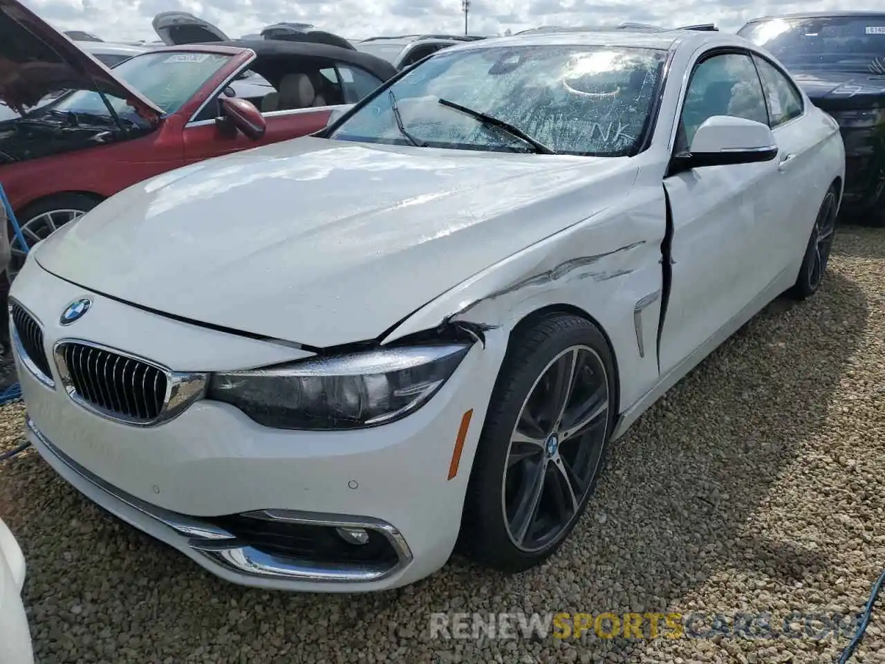 1 Photograph of a damaged car WBA4W3C06LFH16643 BMW 4 SERIES 2020