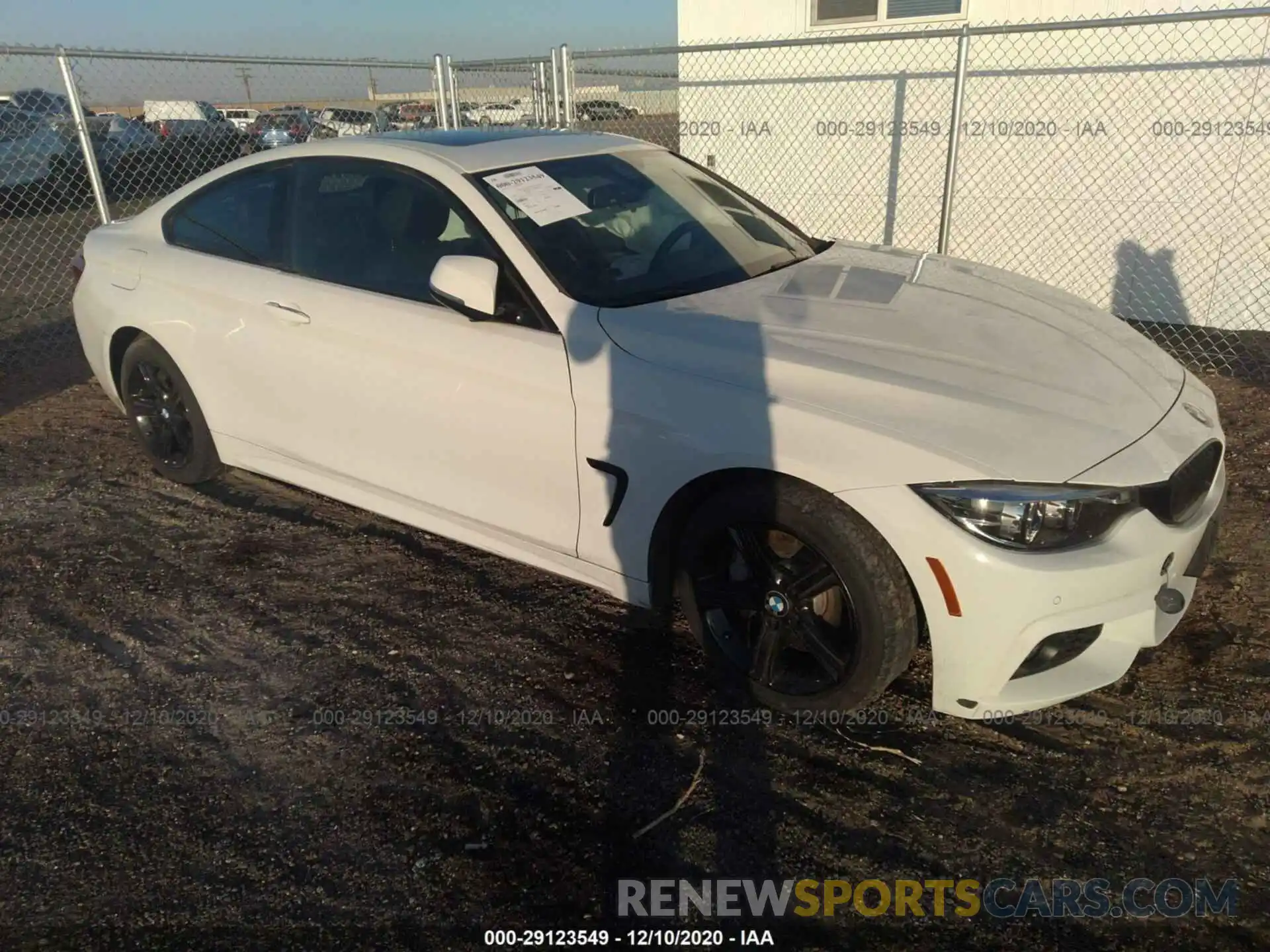 1 Photograph of a damaged car WBA4W3C07LFH25657 BMW 4 SERIES 2020