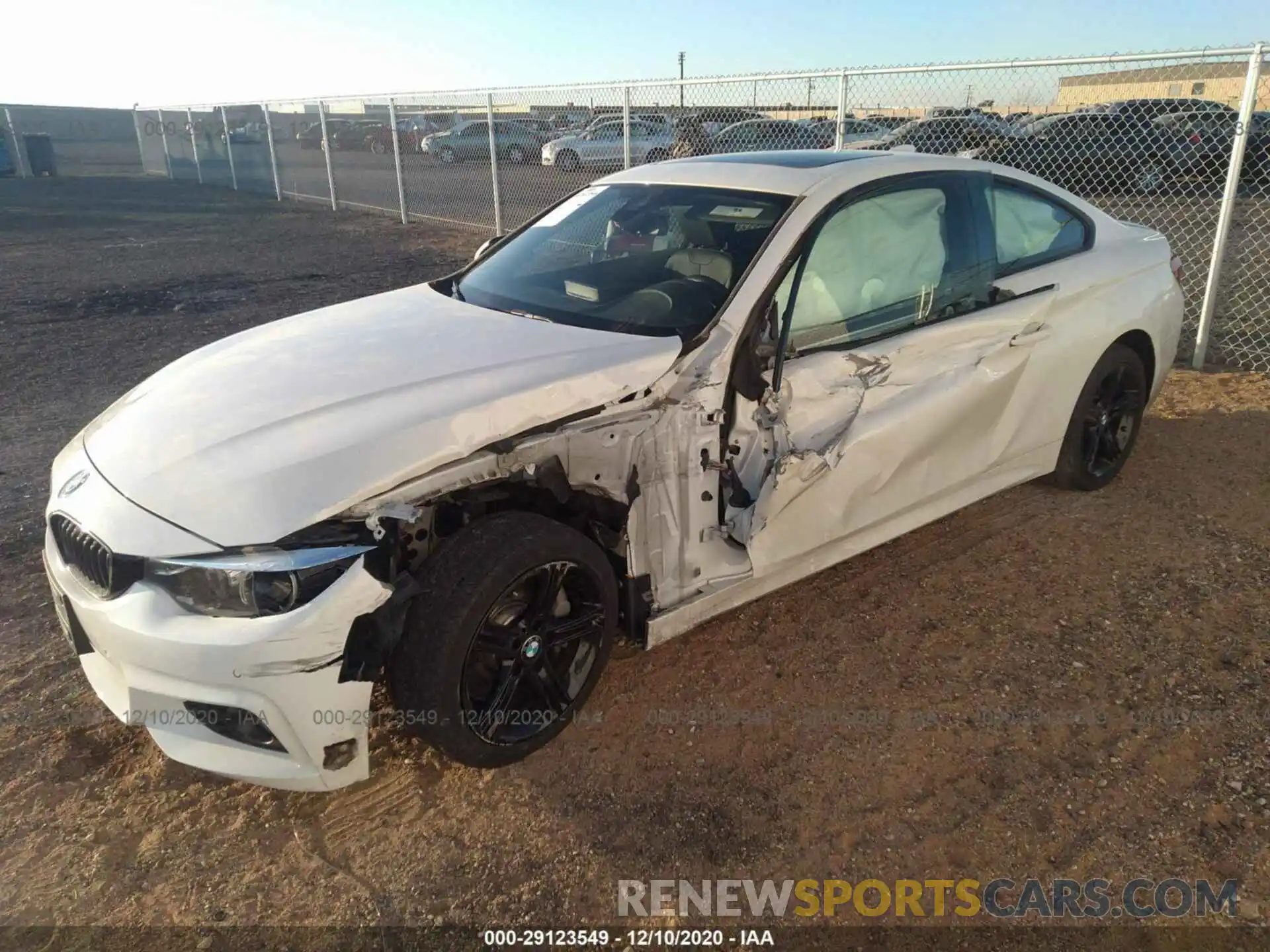 2 Photograph of a damaged car WBA4W3C07LFH25657 BMW 4 SERIES 2020