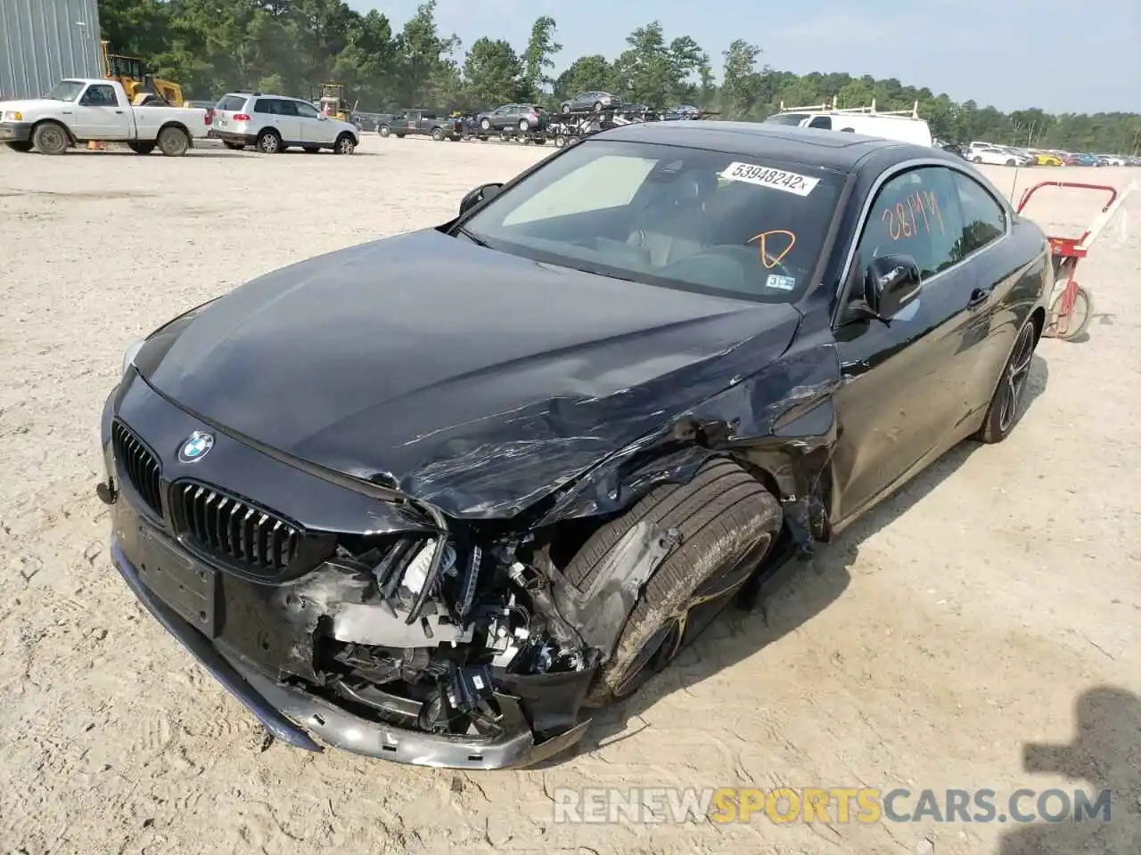 2 Photograph of a damaged car WBA4W3C09LFH16751 BMW 4 SERIES 2020