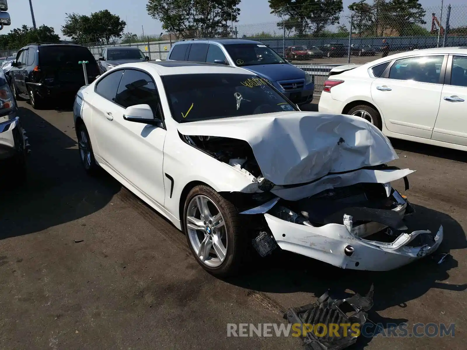 1 Photograph of a damaged car WBA4W5C02LFJ83800 BMW 4 SERIES 2020