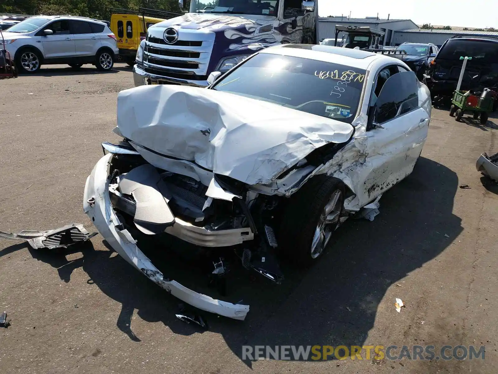 2 Photograph of a damaged car WBA4W5C02LFJ83800 BMW 4 SERIES 2020