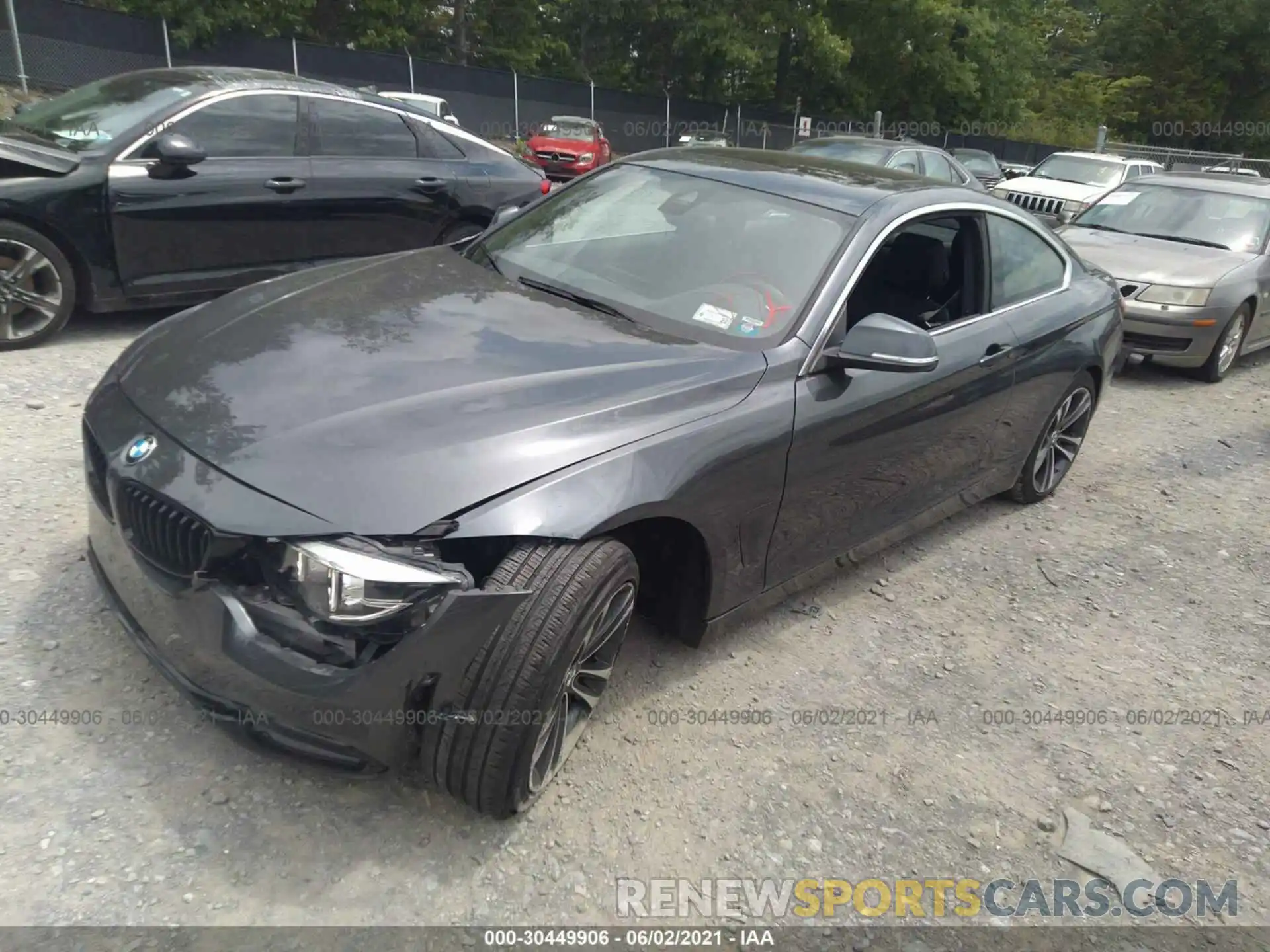 2 Photograph of a damaged car WBA4W5C04LFJ74824 BMW 4 SERIES 2020