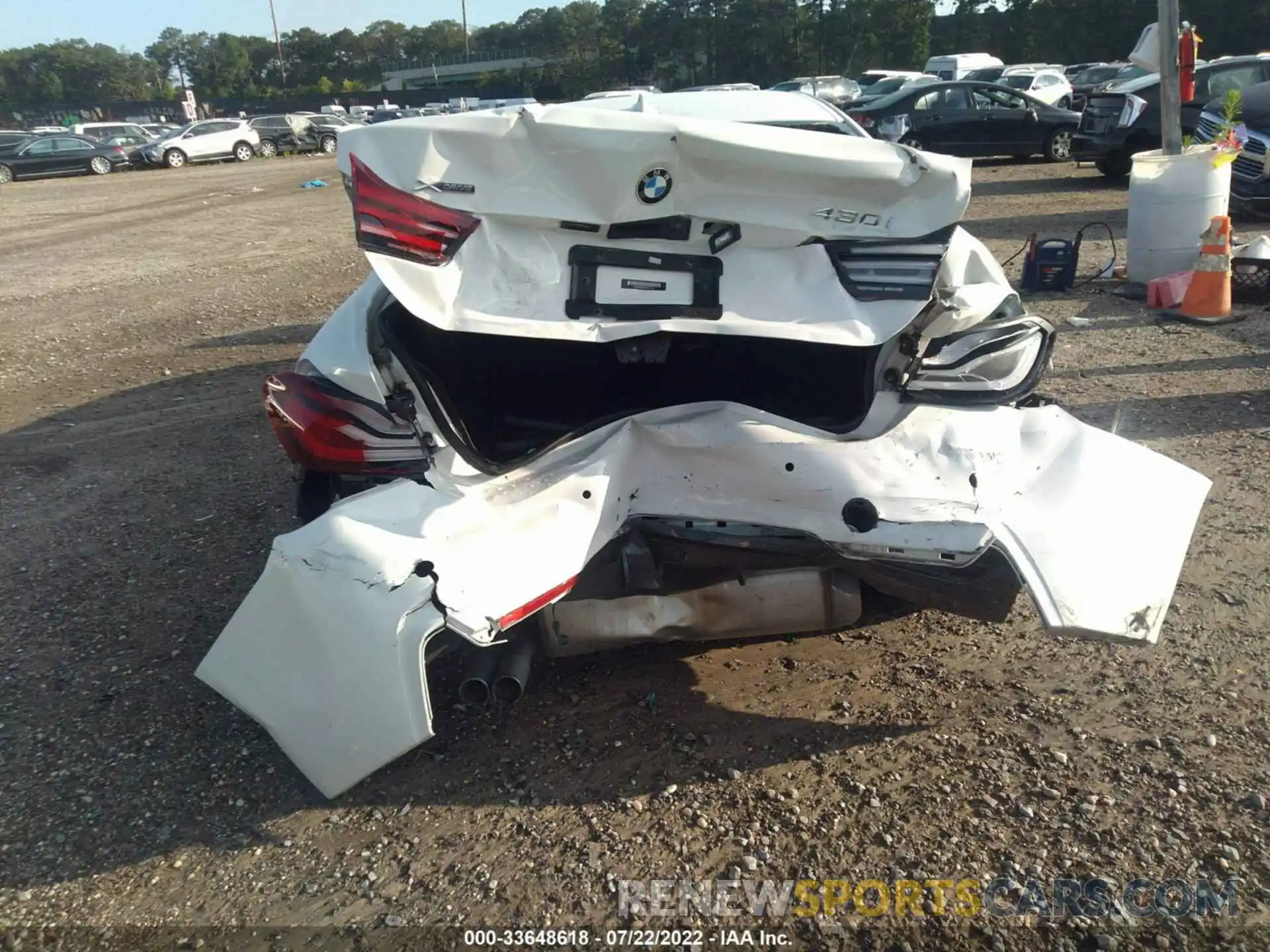 6 Photograph of a damaged car WBA4W5C05LAE51481 BMW 4 SERIES 2020